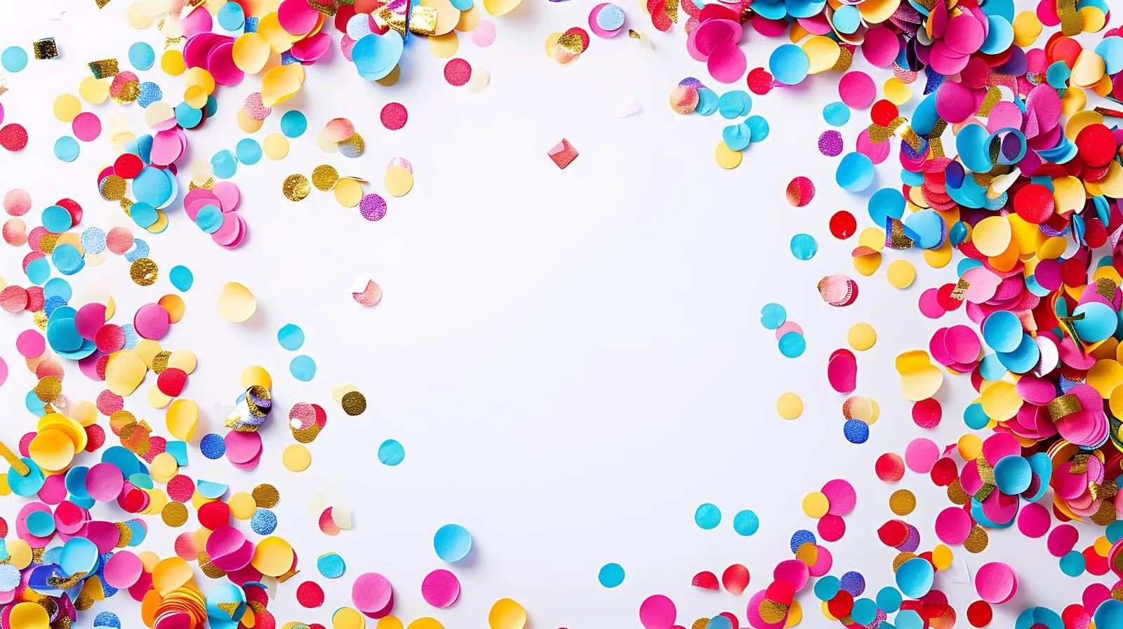 Colorful Creative Round Layout with Copy Space — free download from Dotvec