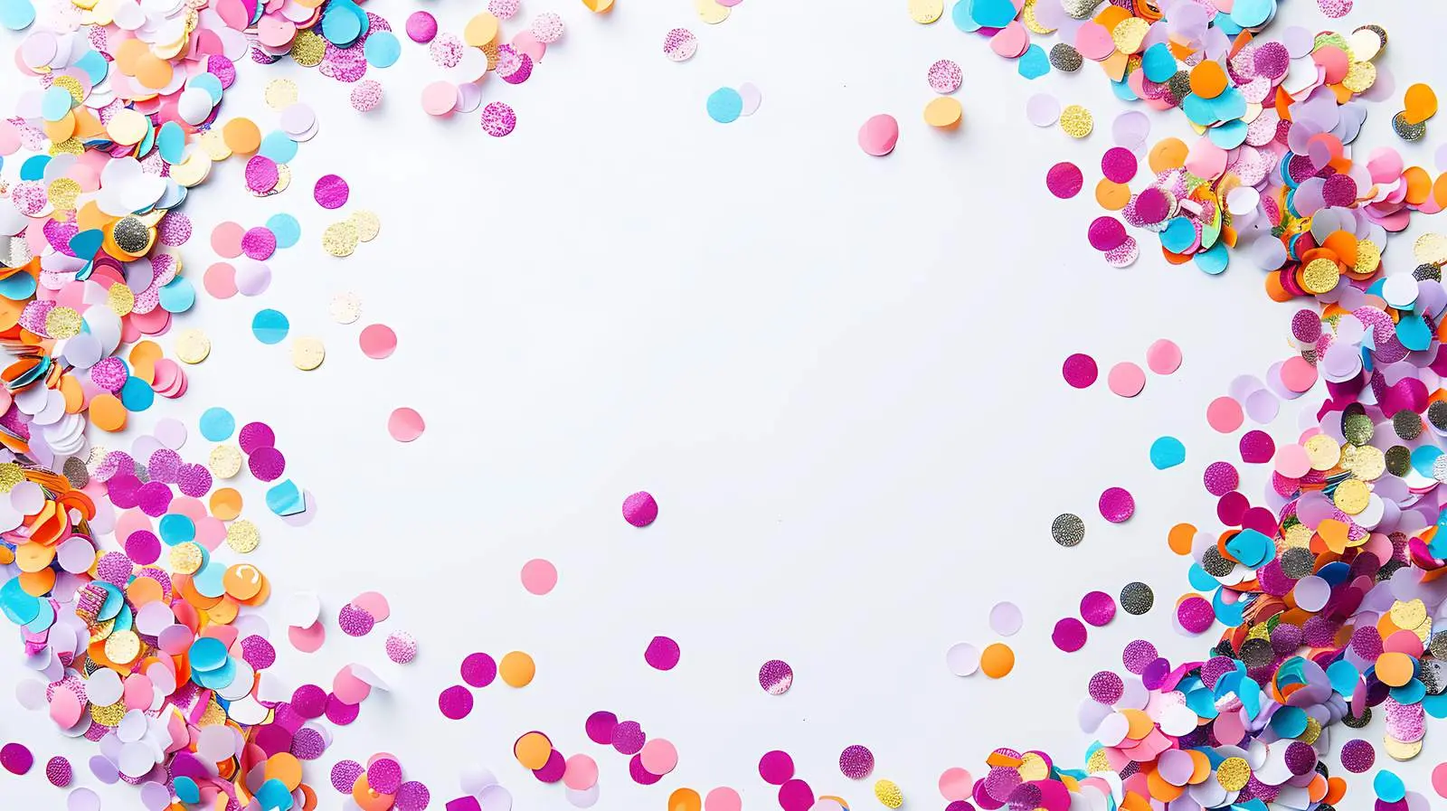 Colorful Round Layout with Copy Space — free download from Dotvec