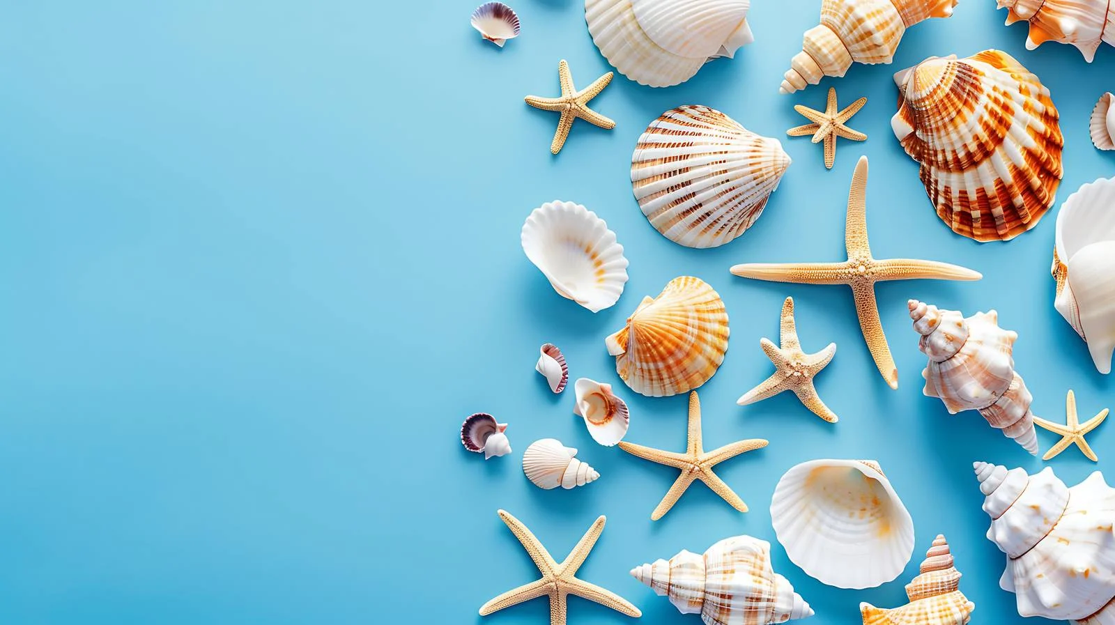 Seashell Blue Composition — free download from Dotvec