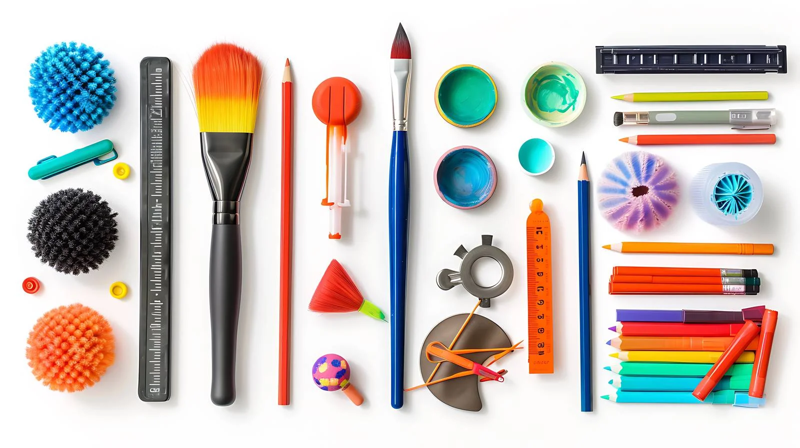 School Supplies Still Life — free download from Dotvec