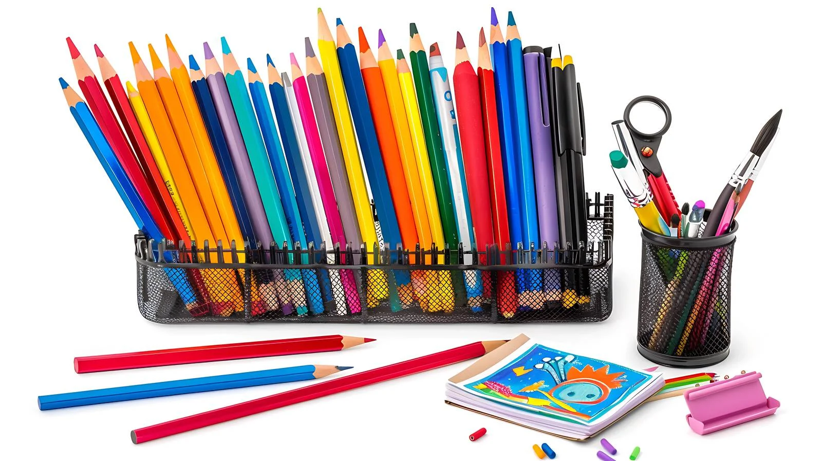 School Supplies Still Life — free download from Dotvec