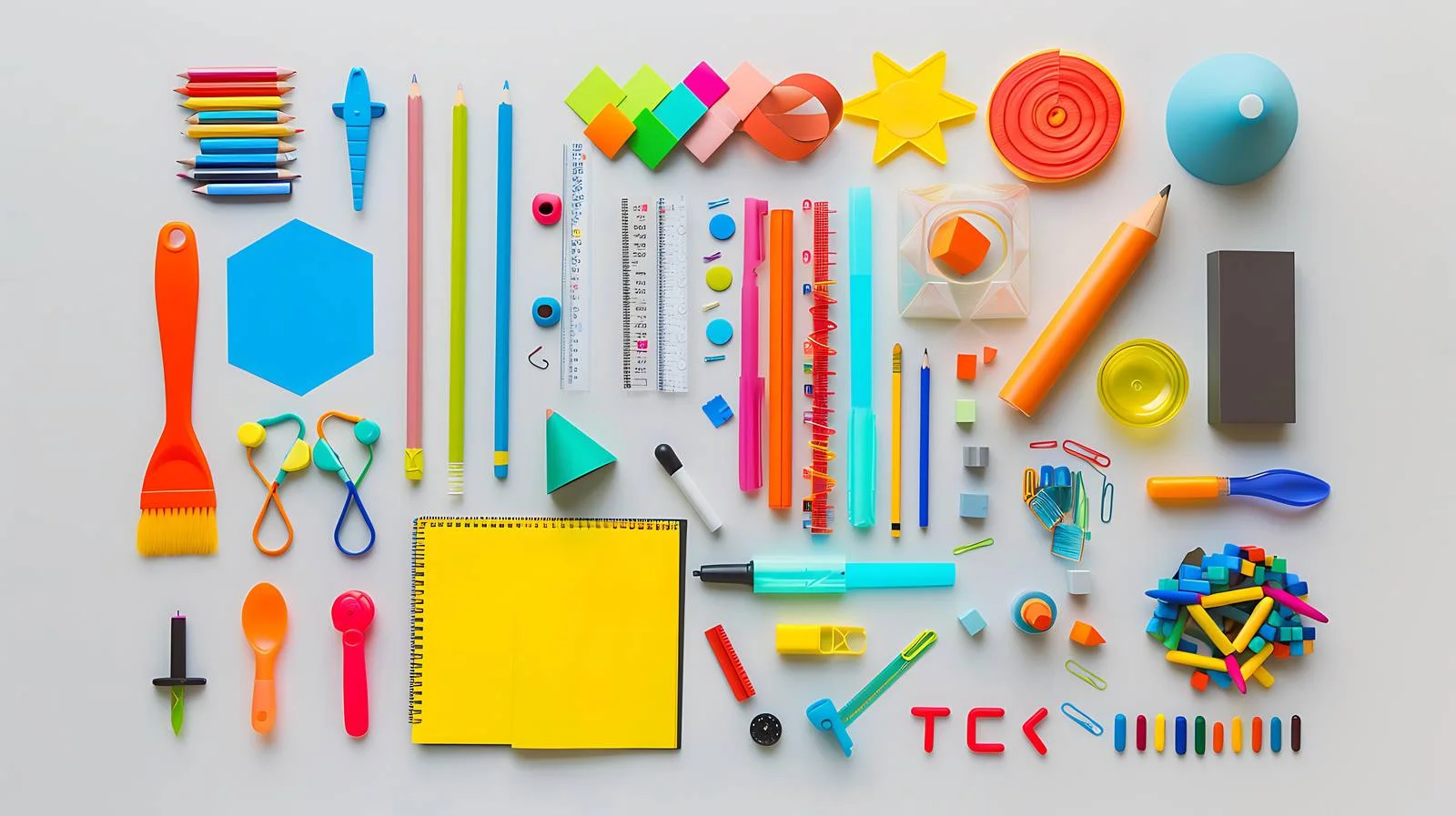 Educational Supplies Still Life — free download from Dotvec