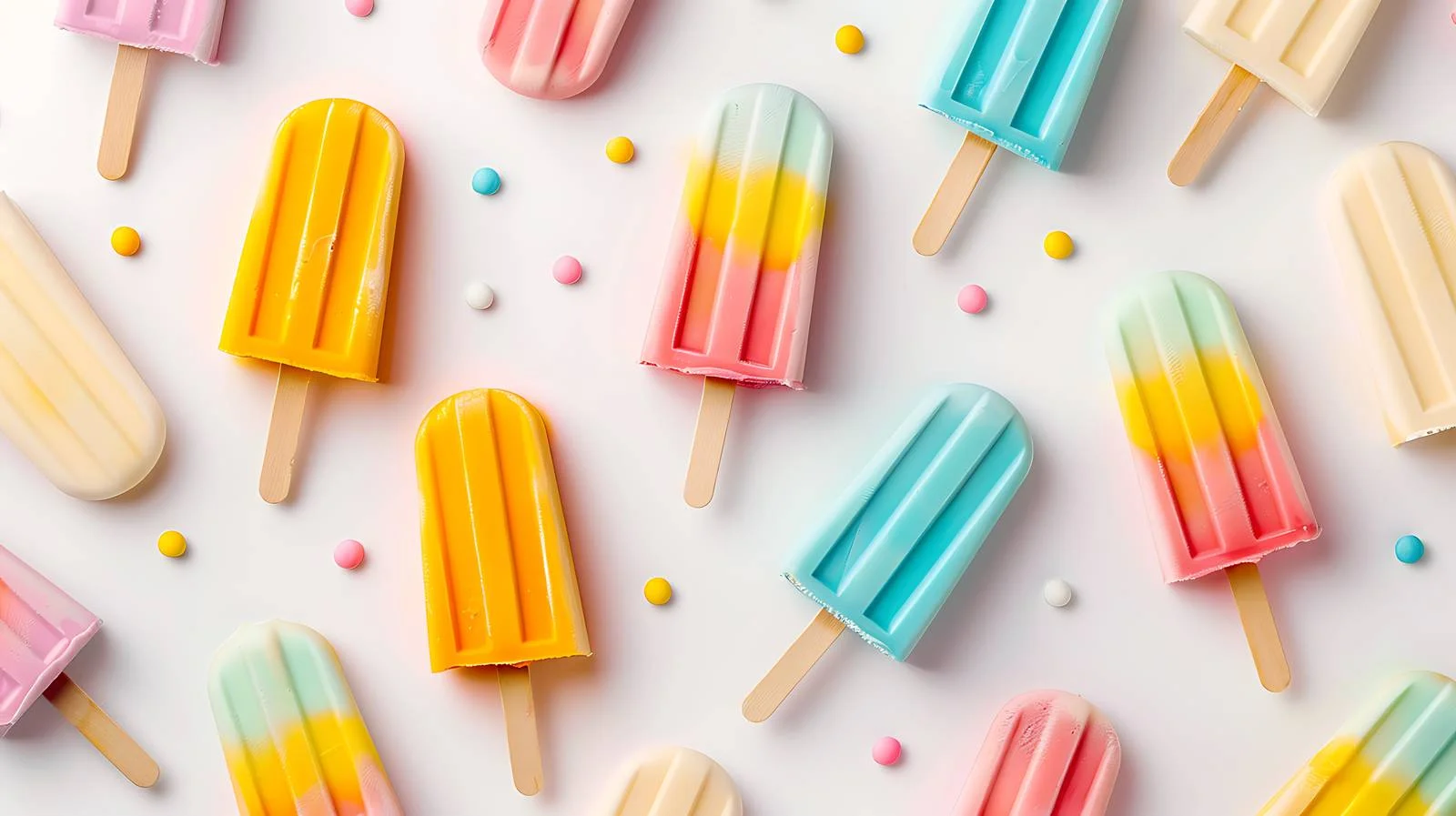 Vibrant Ice Cream Summer Pattern — free download from Dotvec