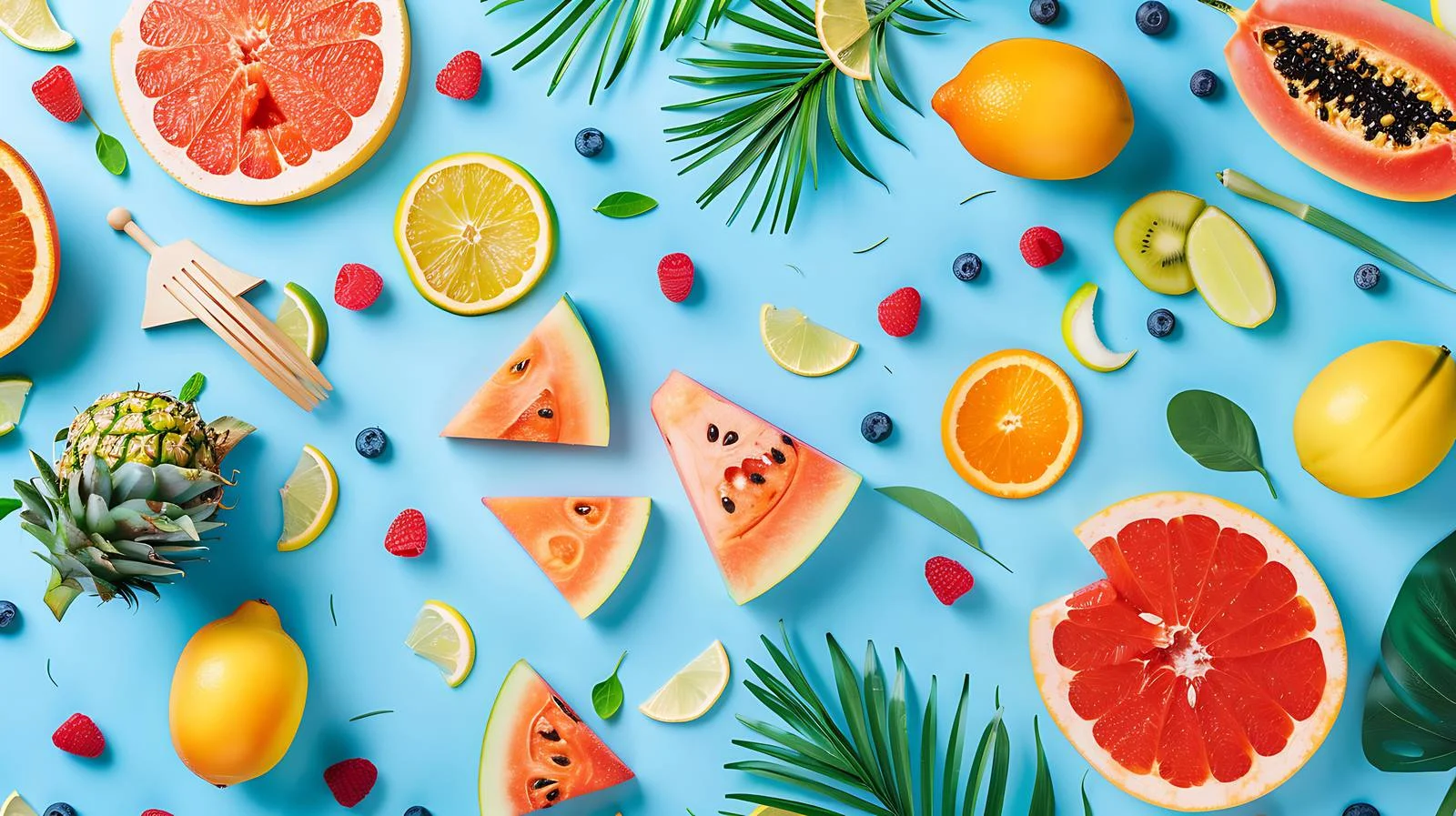 Summer Fruit Pattern Design — free download from Dotvec