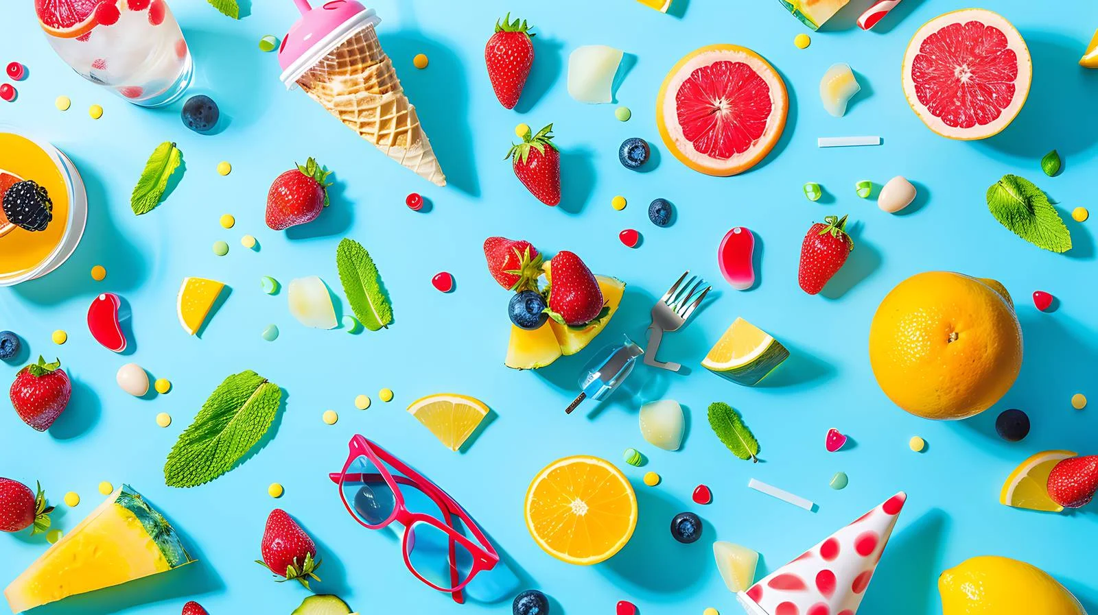 Summer Foo Pattern Design — free download from Dotvec