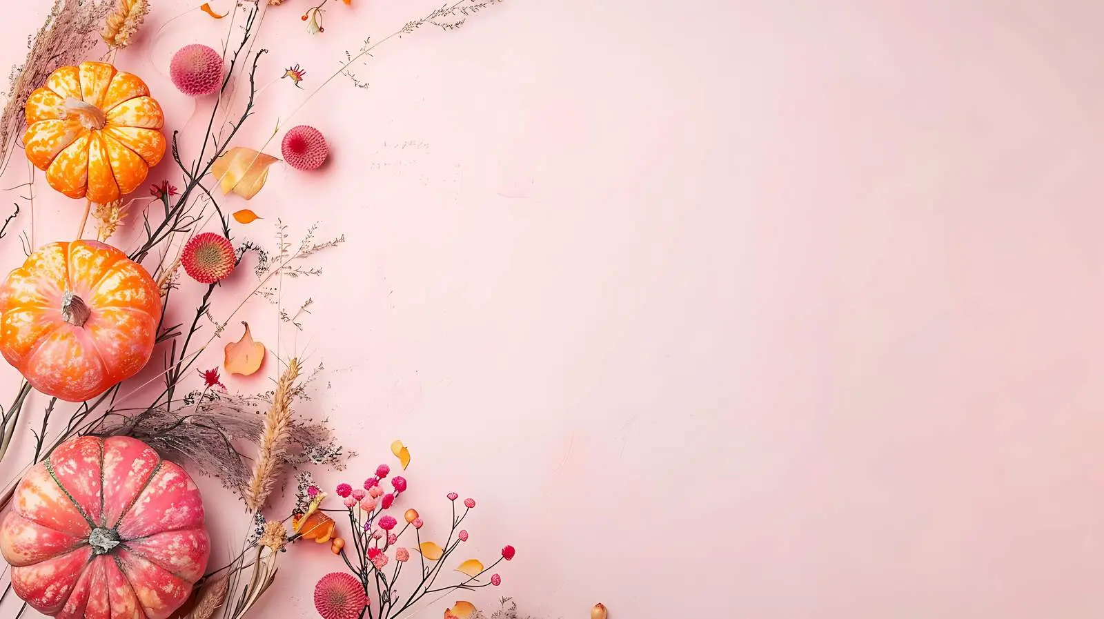 Autumn Flat Lay Composition with Frame — free download from Dotvec