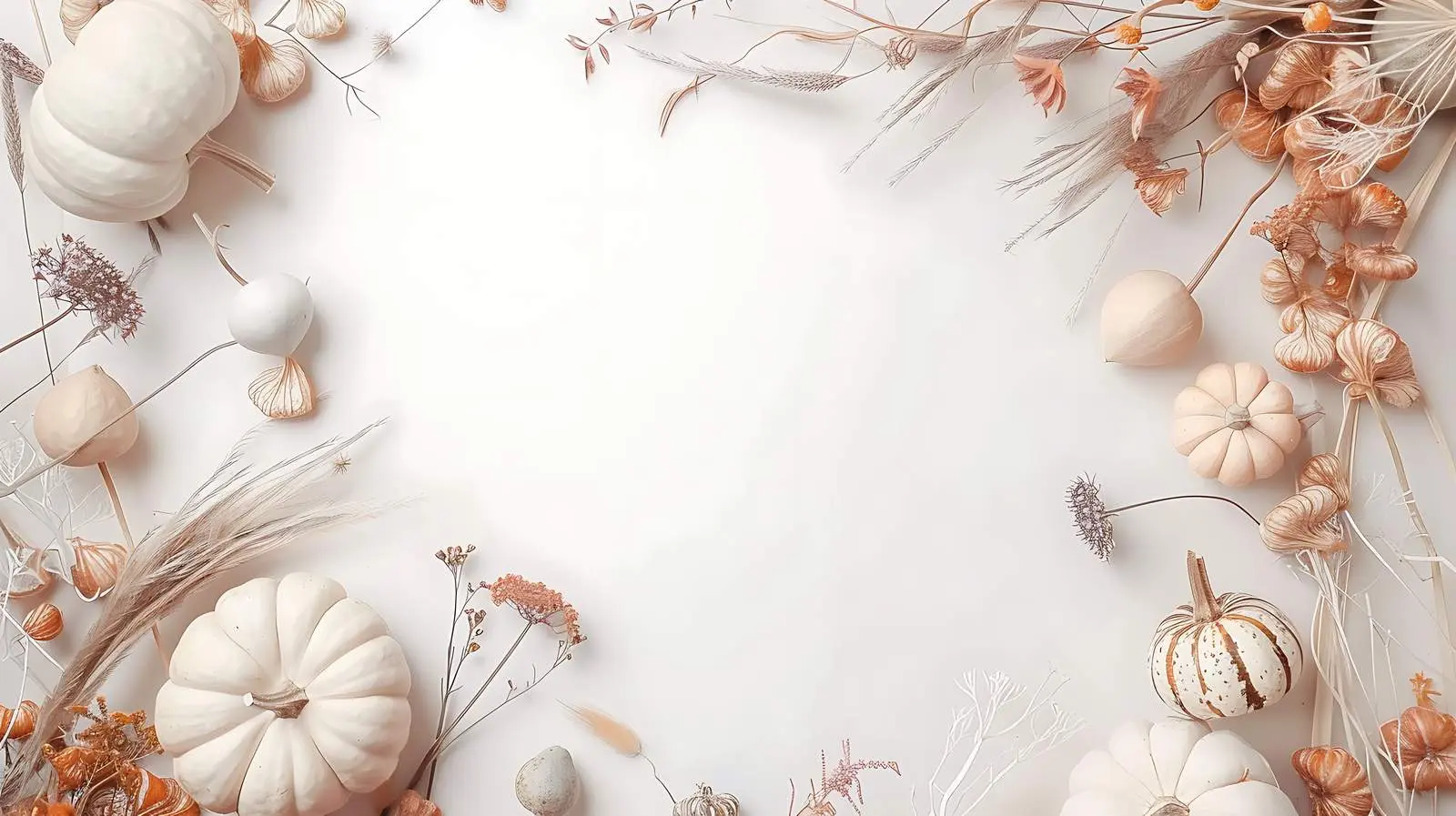 Autumn Flat Lay Composition with Framed Elements – free object image from Dotvec