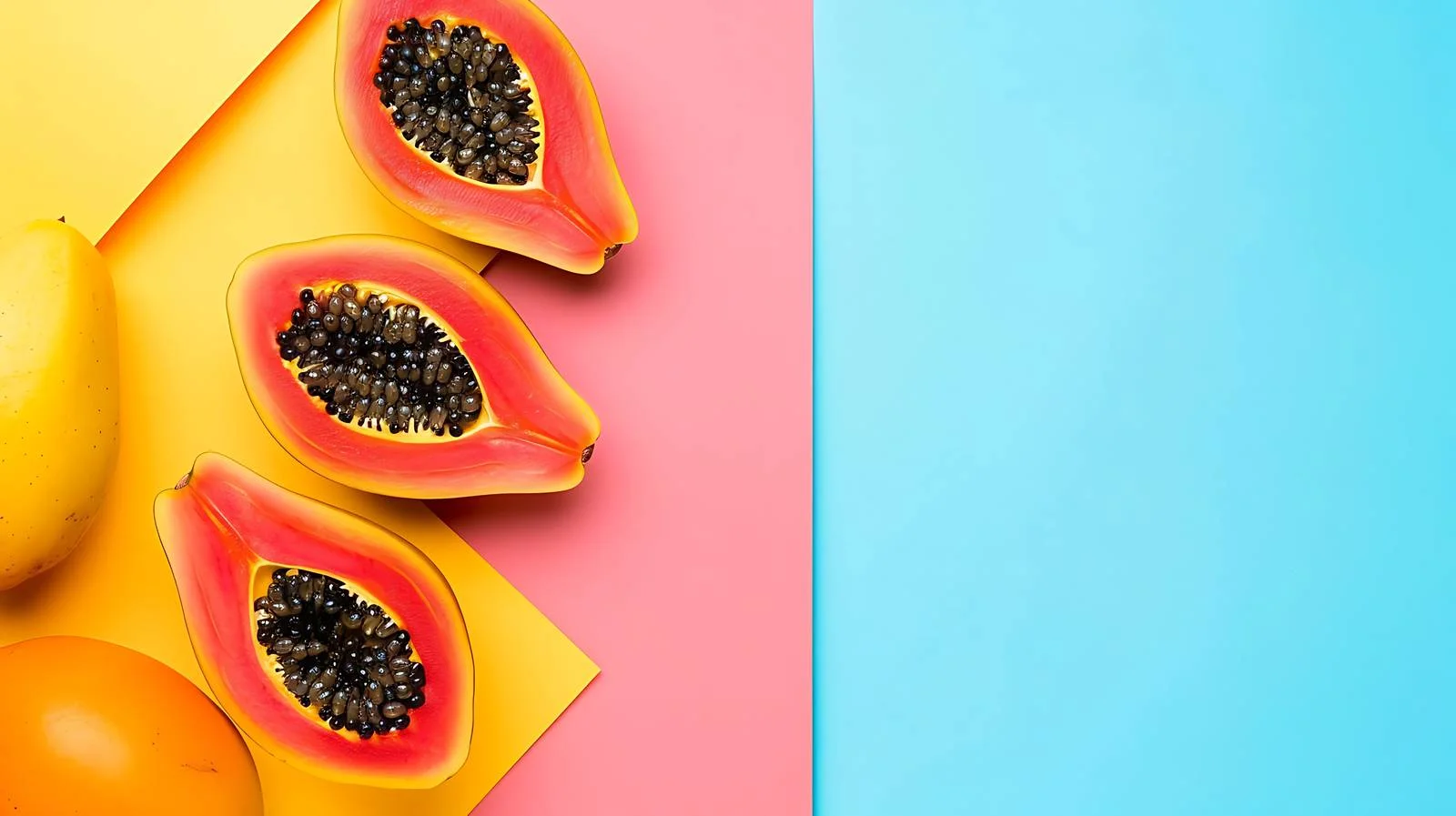 Tropical Papaya Vivid Layout — free download from Dotvec