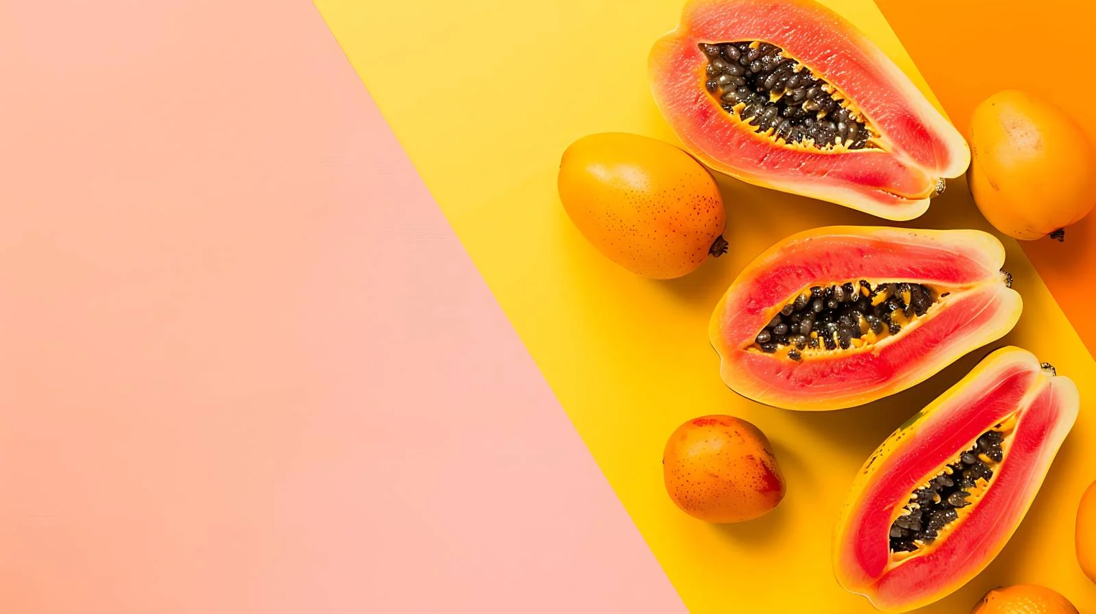 Tropical Papaya Vibrant Layout — free download from Dotvec