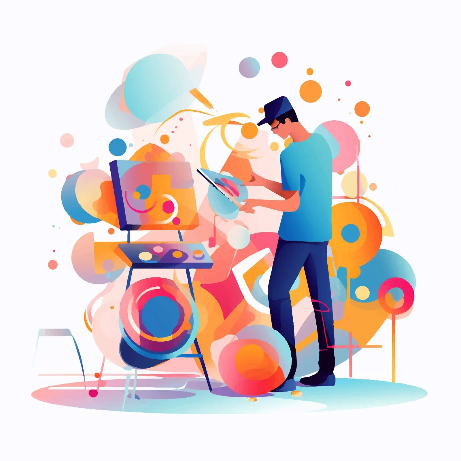 Creative Process in Abstract Geometry Design — free download from Dotvec