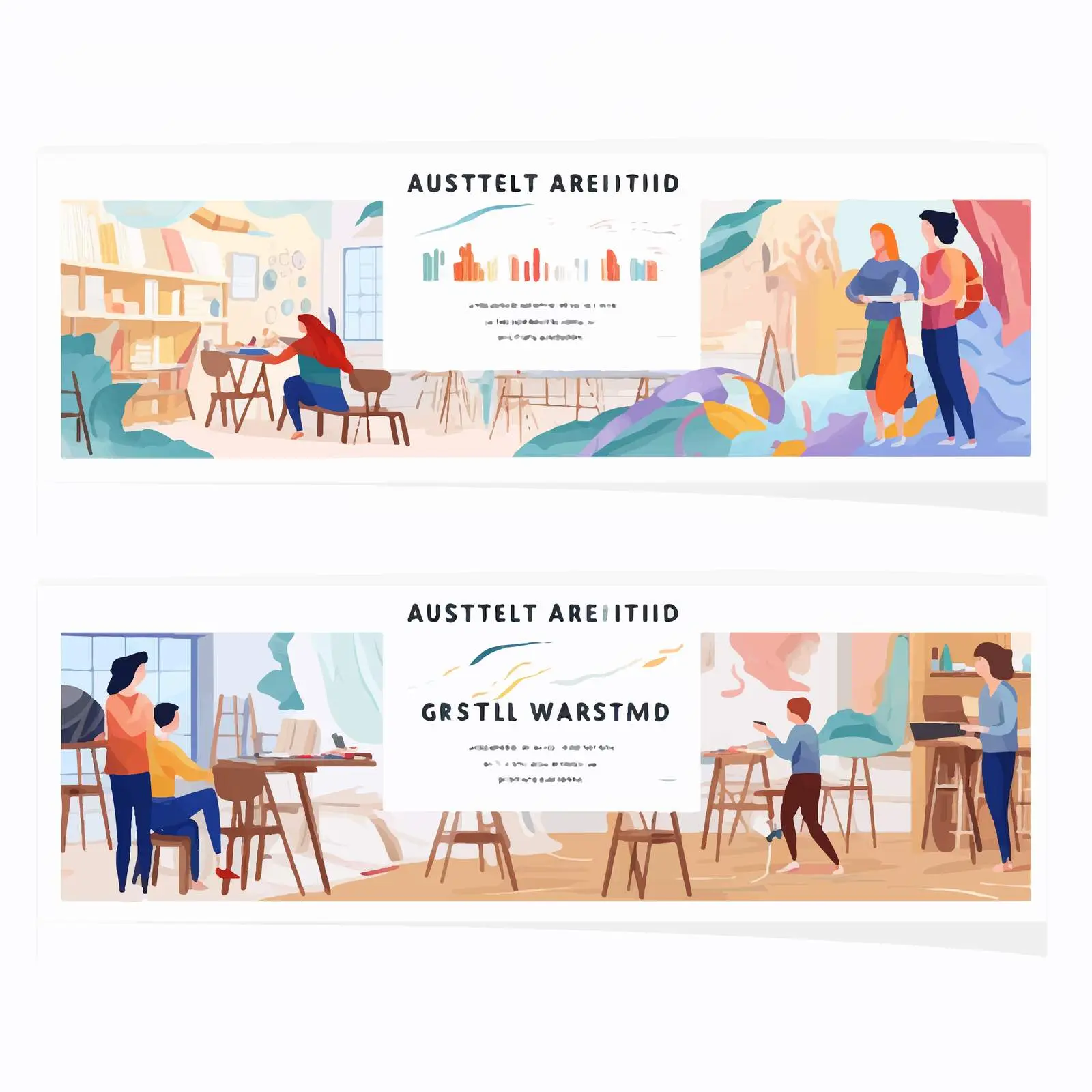 Creative Workshop Advertisement Banner Template – free art workshop image from Dotvec