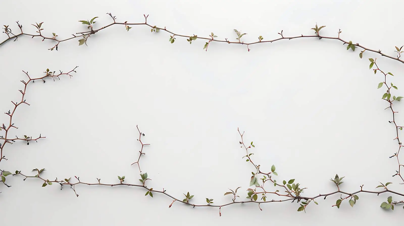 Creeper Branches on Grey Wall Isolated – free vine image from Dotvec