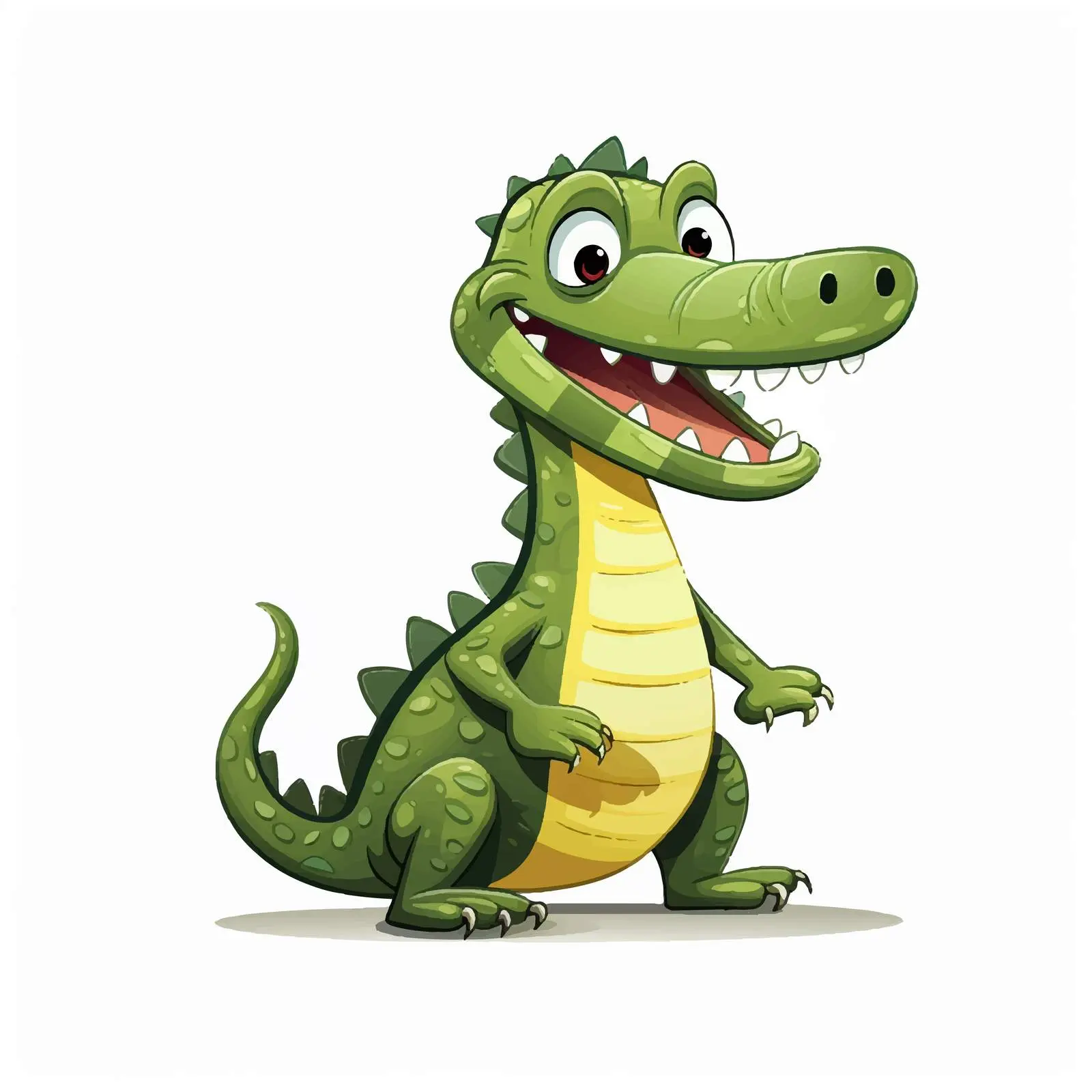 Crocodile Cartoon Sketch Vector Illustration — free download from Dotvec