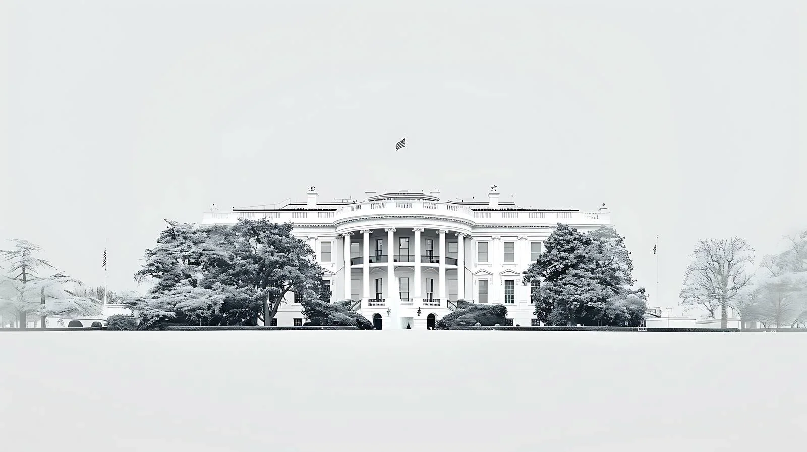 Creative Edit of the White House in Washington — free download from Dotvec