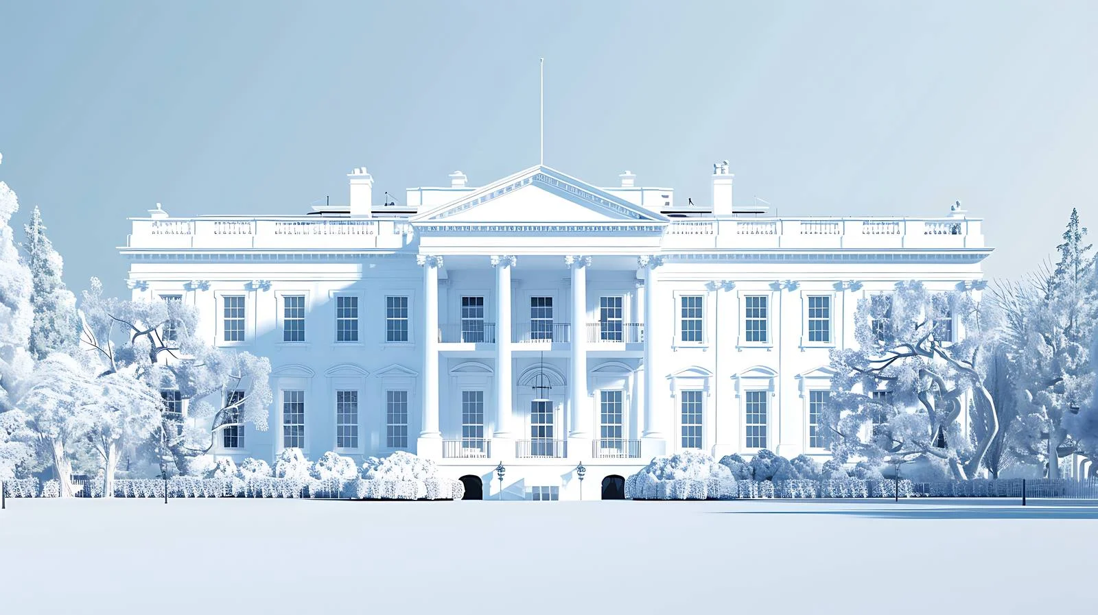 Vibrant White House in Washington D.C. – free president image from Dotvec