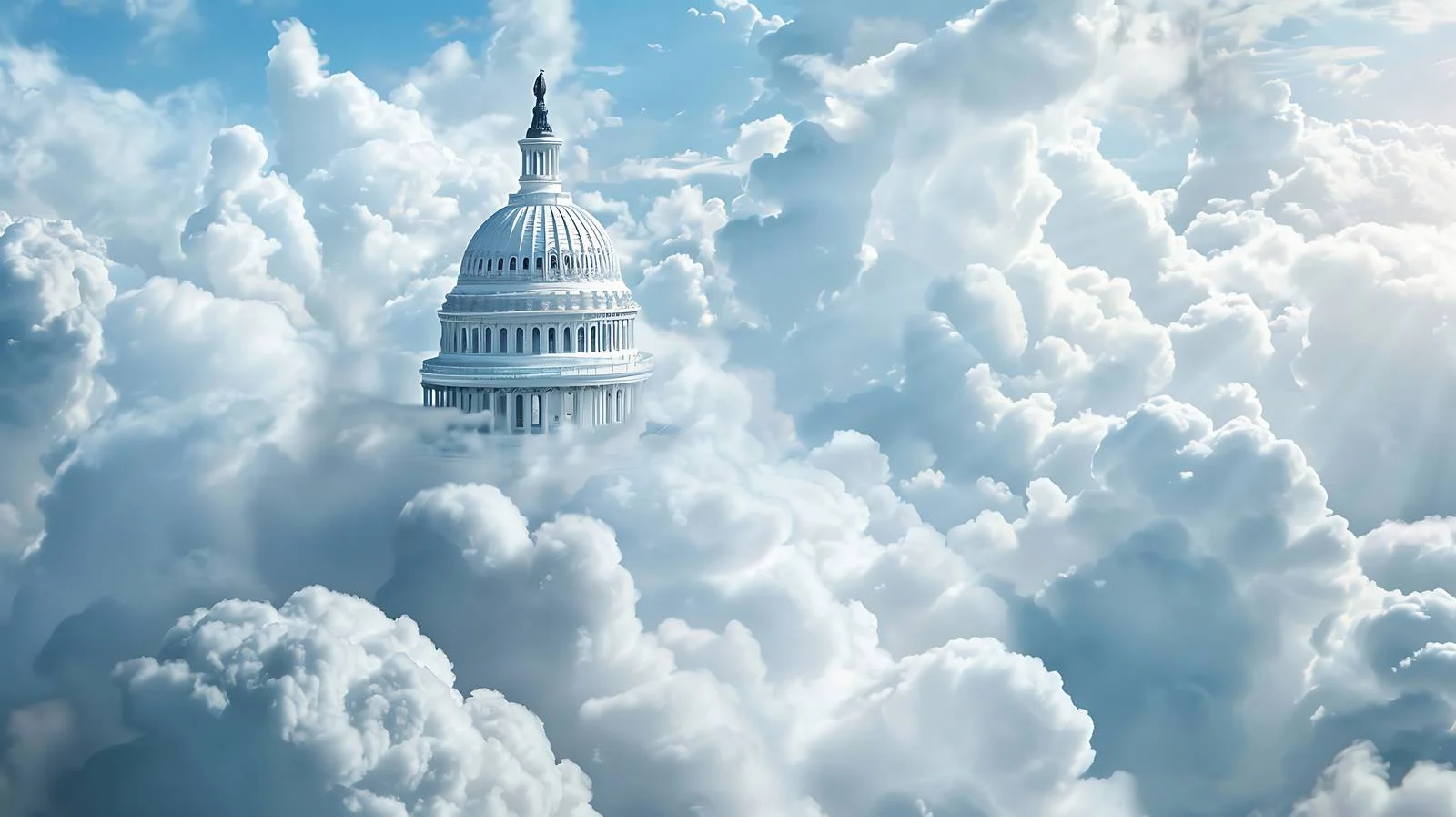 US Capitol dome with dramatic sky — free download from Dotvec