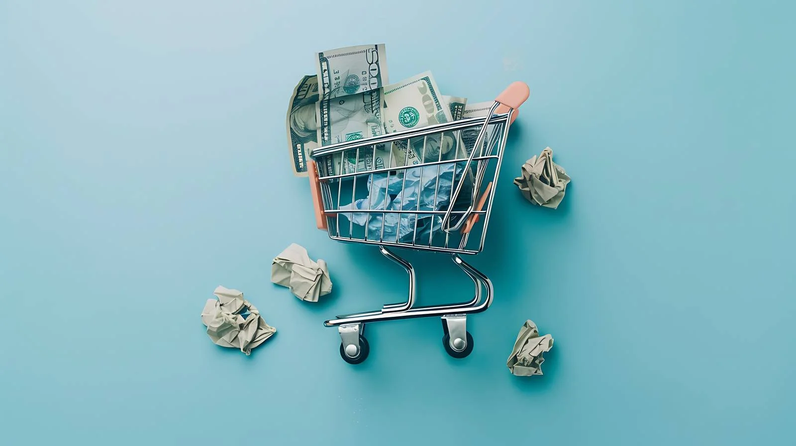 Finance and Shopping Concept Image — free download from Dotvec