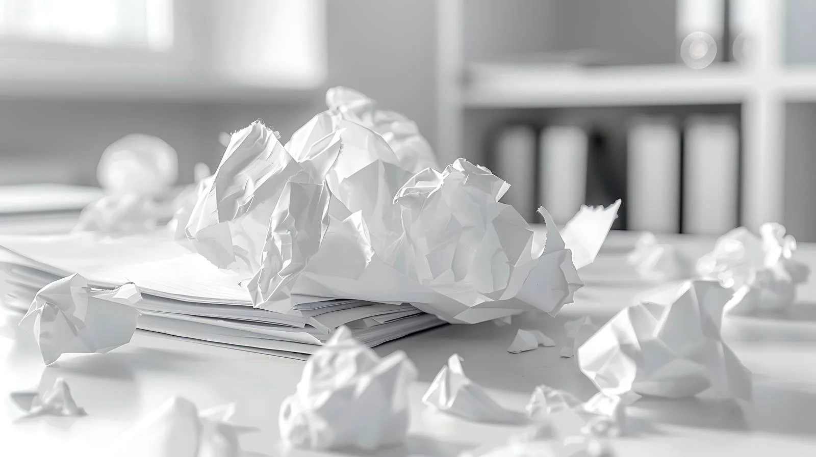 Office Desk Business Strain Concept — free download from Dotvec