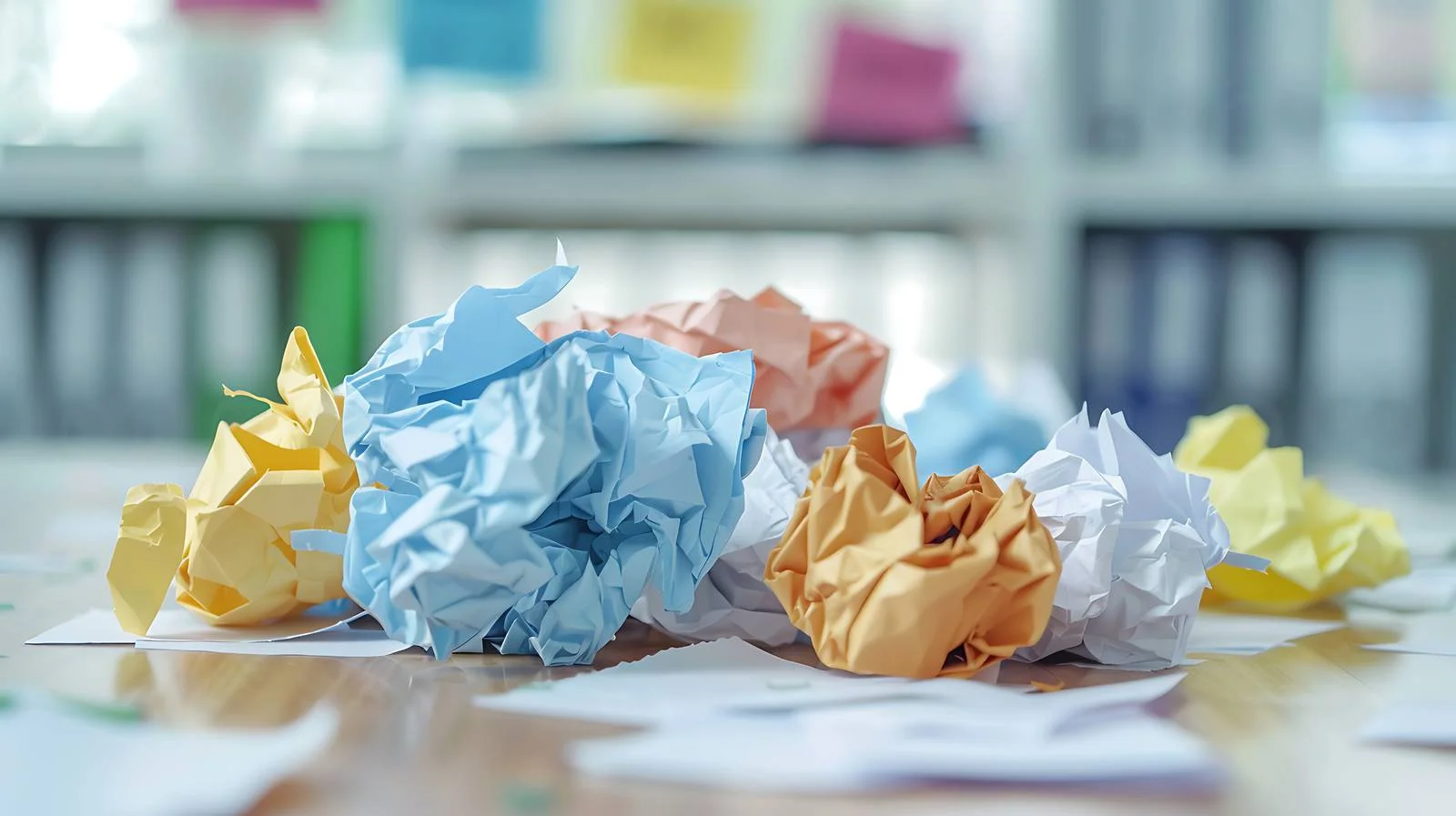 Office Desk Papers Stress Image — free download from Dotvec