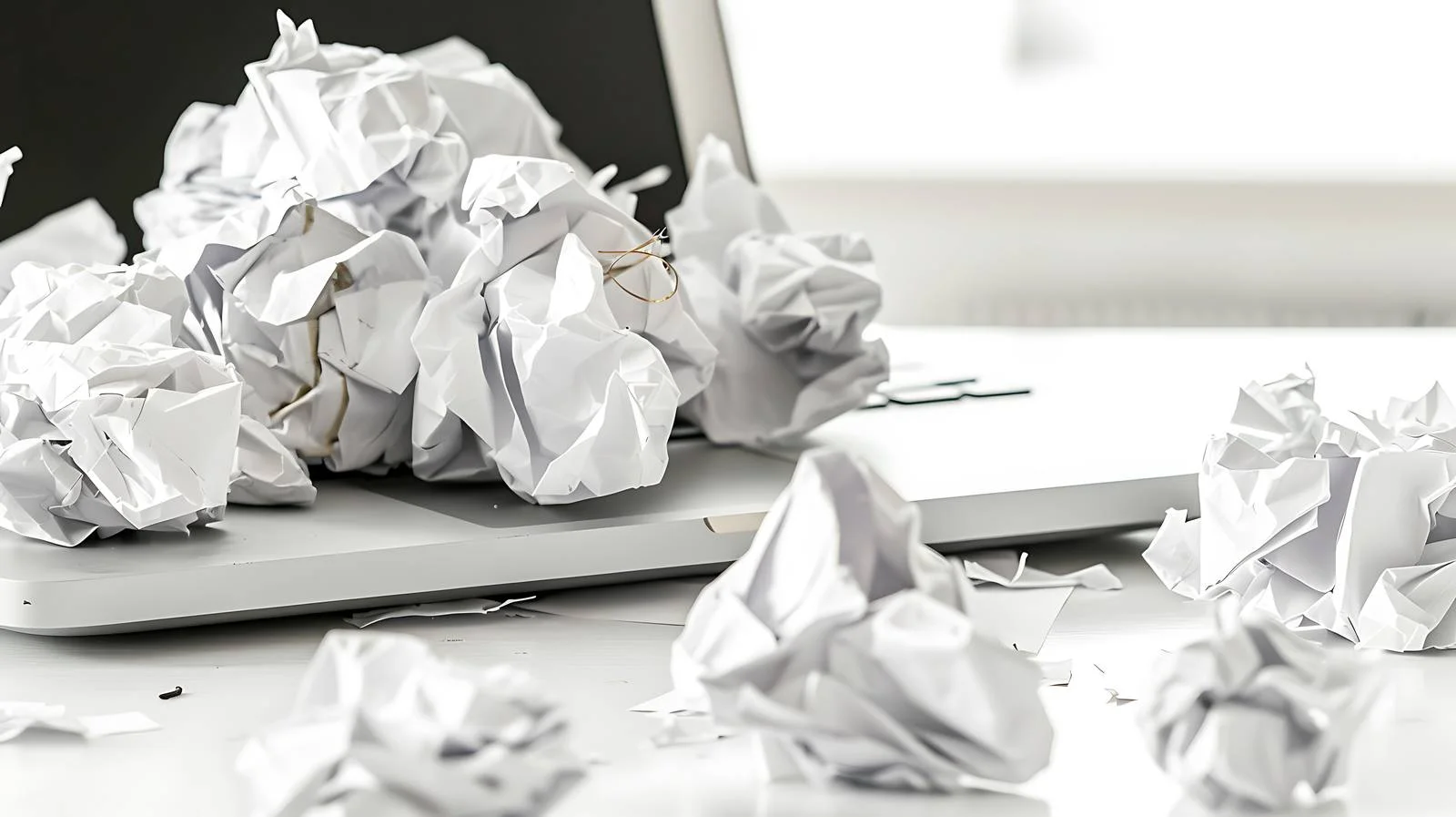 Business Strain on Office Desk — free download from Dotvec