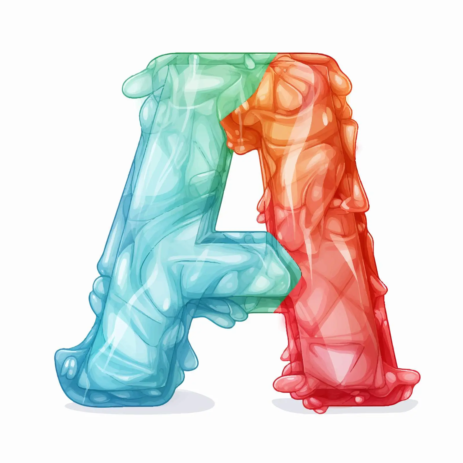 Crumpled Plastic Alphabet Vector Illustration — free download from Dotvec