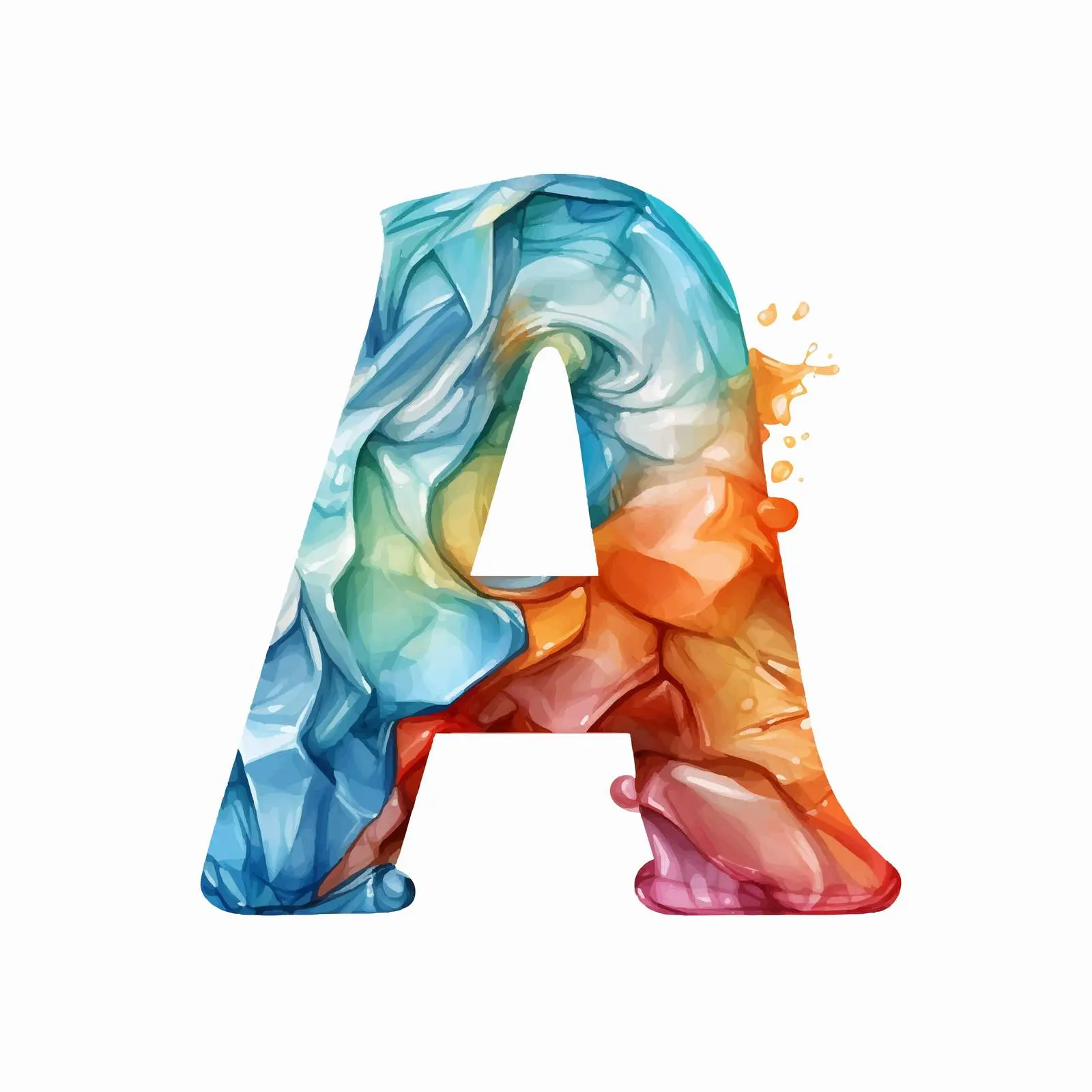 Crumpled Plastic Alphabet Garbage Cartoon Vector – free mental awareness image from Dotvec