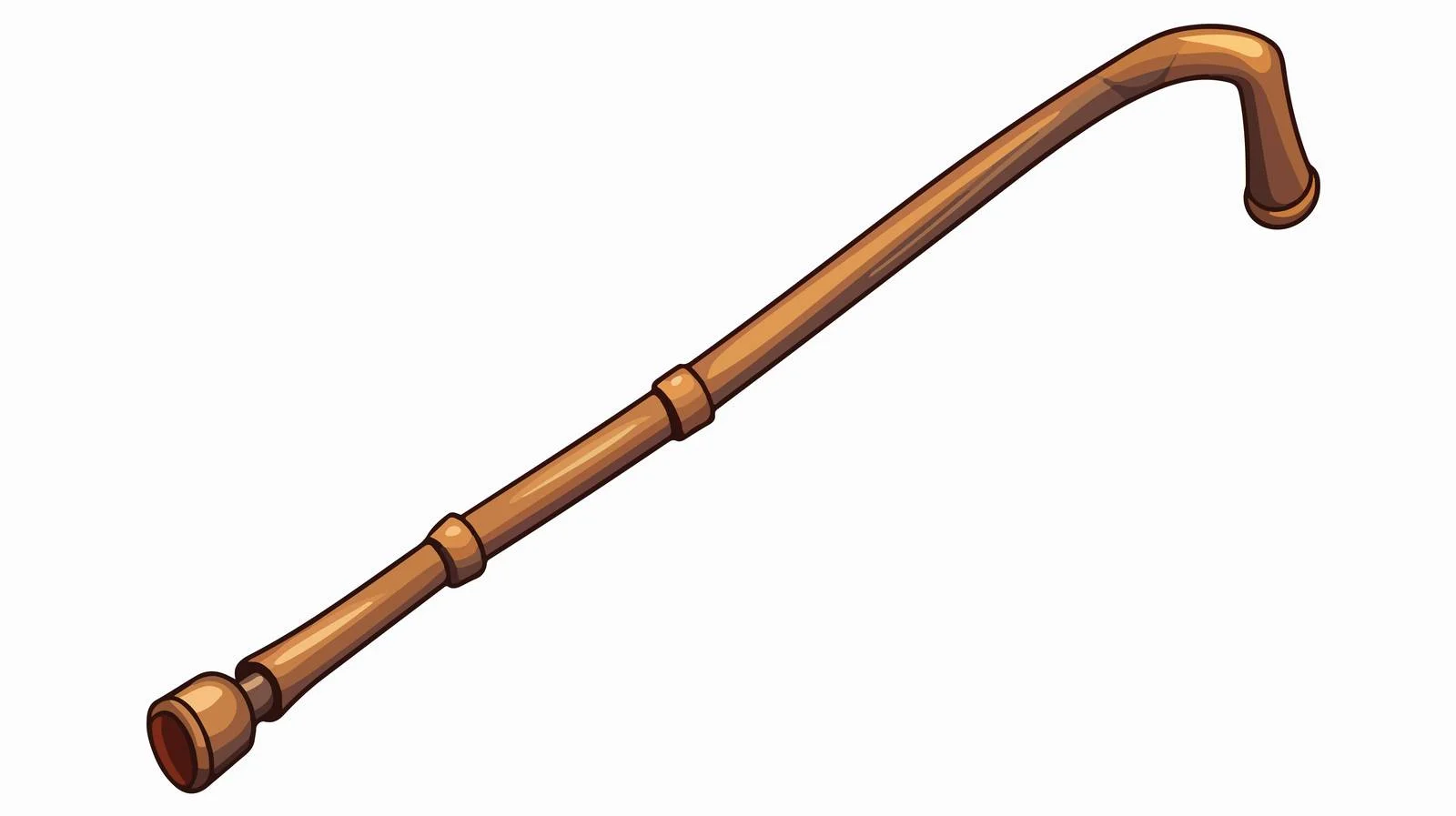 Professional Crutch Cartoon Vector Design — free download from Dotvec