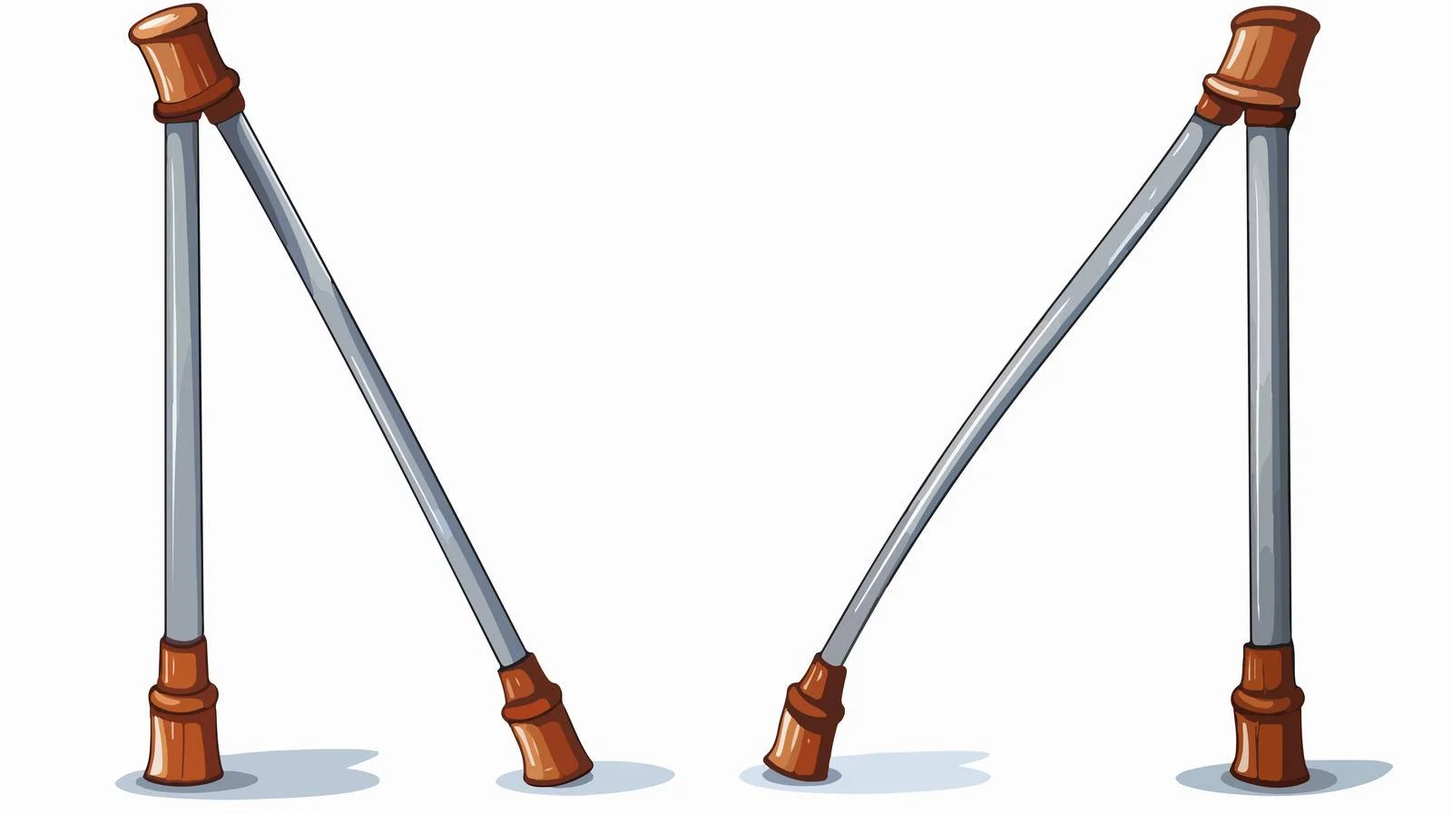 Cartoon Crutch Design — free download from Dotvec