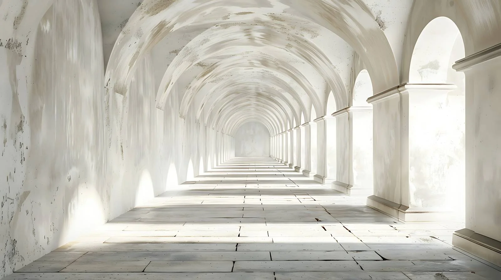 Eerie Crypt Hallway on White Background — free download from Dotvec
