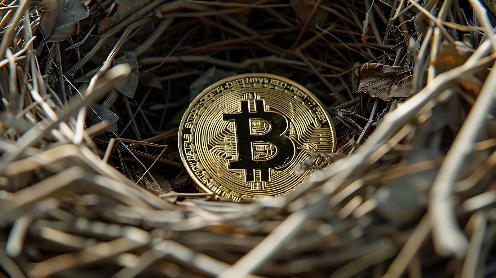 Bitcoin Nest Dark Background Image — free download from Dotvec