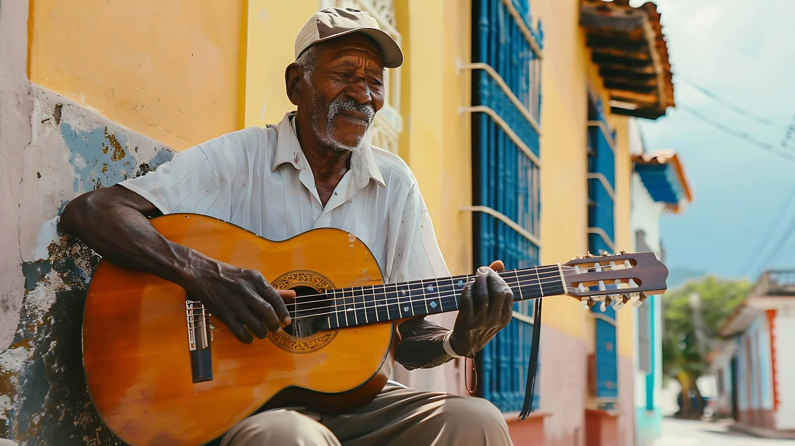 Street Guitarist in Cuba — free download from Dotvec