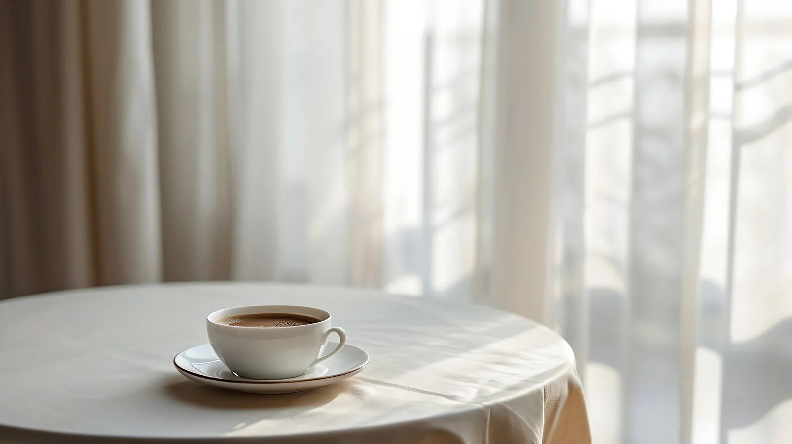 Coffee on Hotel Table — free download from Dotvec