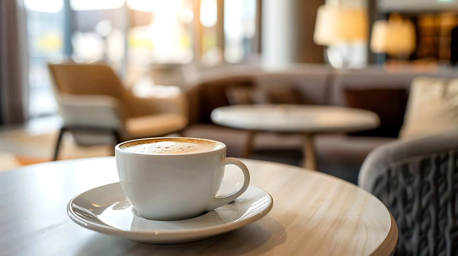 Elegant Hotel Coffee Table Setting — free download from Dotvec