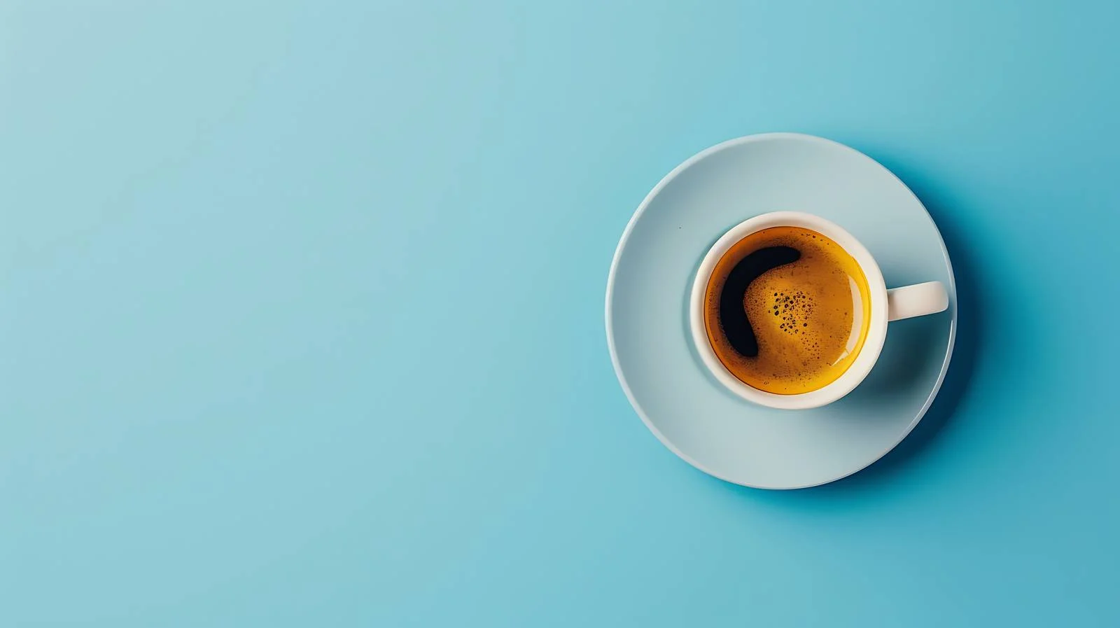 Coffee on Blue Background — free download from Dotvec