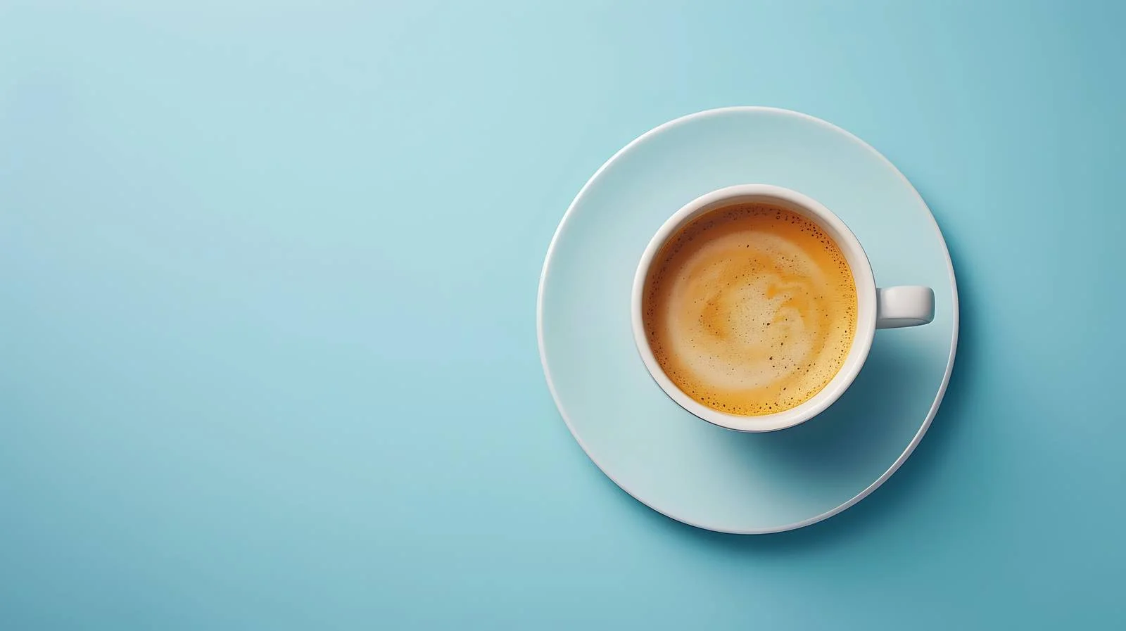 Elegant Coffee on Blue — free download from Dotvec