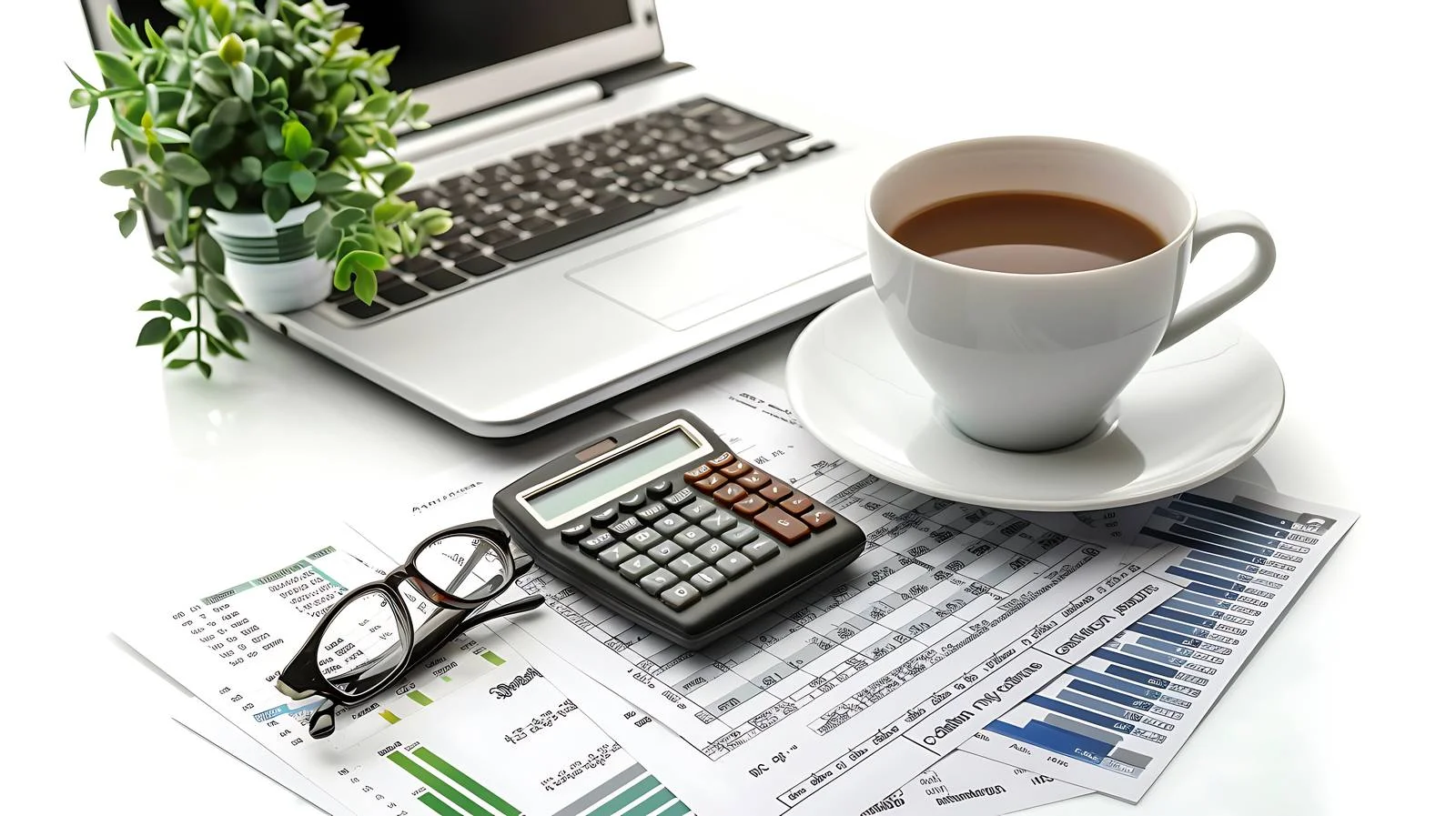 Professionals Office Desk Set-up — free download from Dotvec