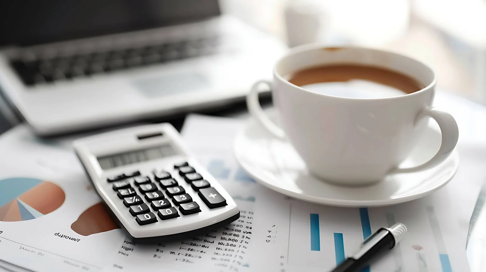 Professional Workspace with Accountant — free download from Dotvec