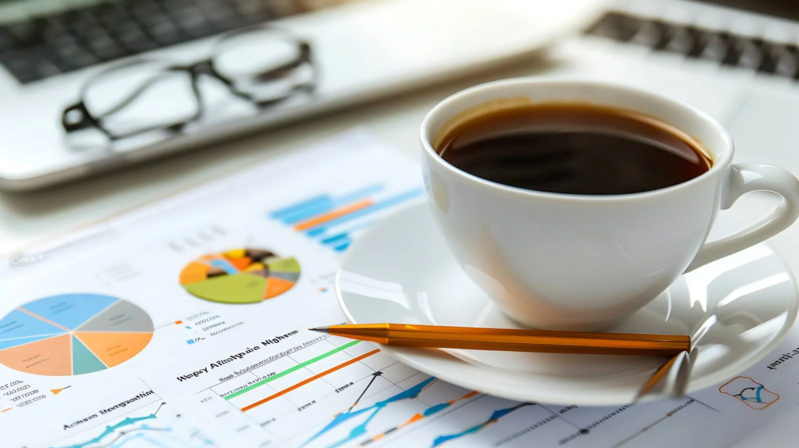 Office Desk Coffee Company Data Document — free download from Dotvec