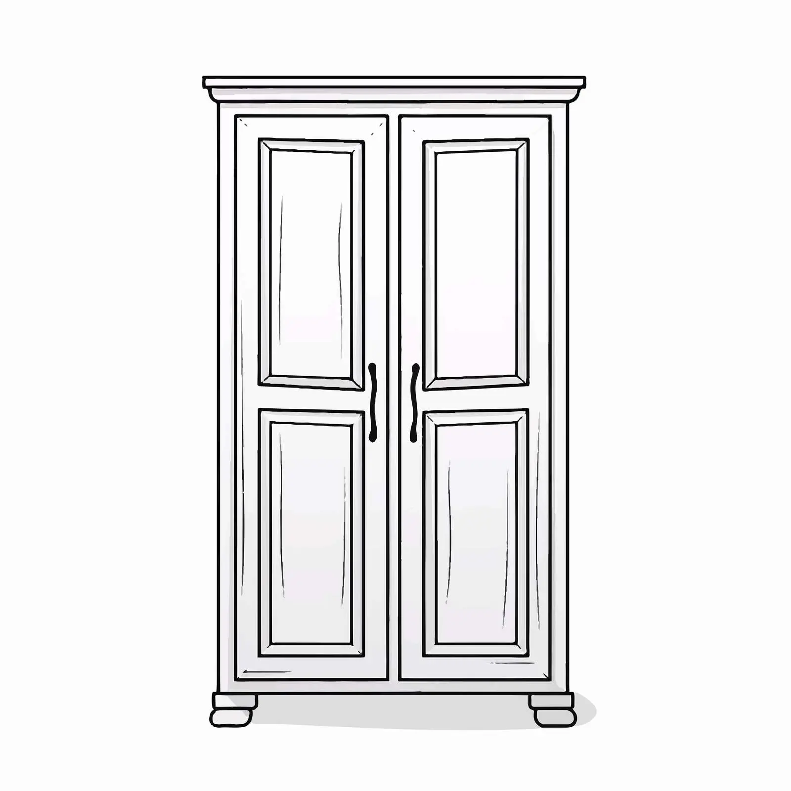 Cupboard Vector Illustration on White Background — free download from Dotvec