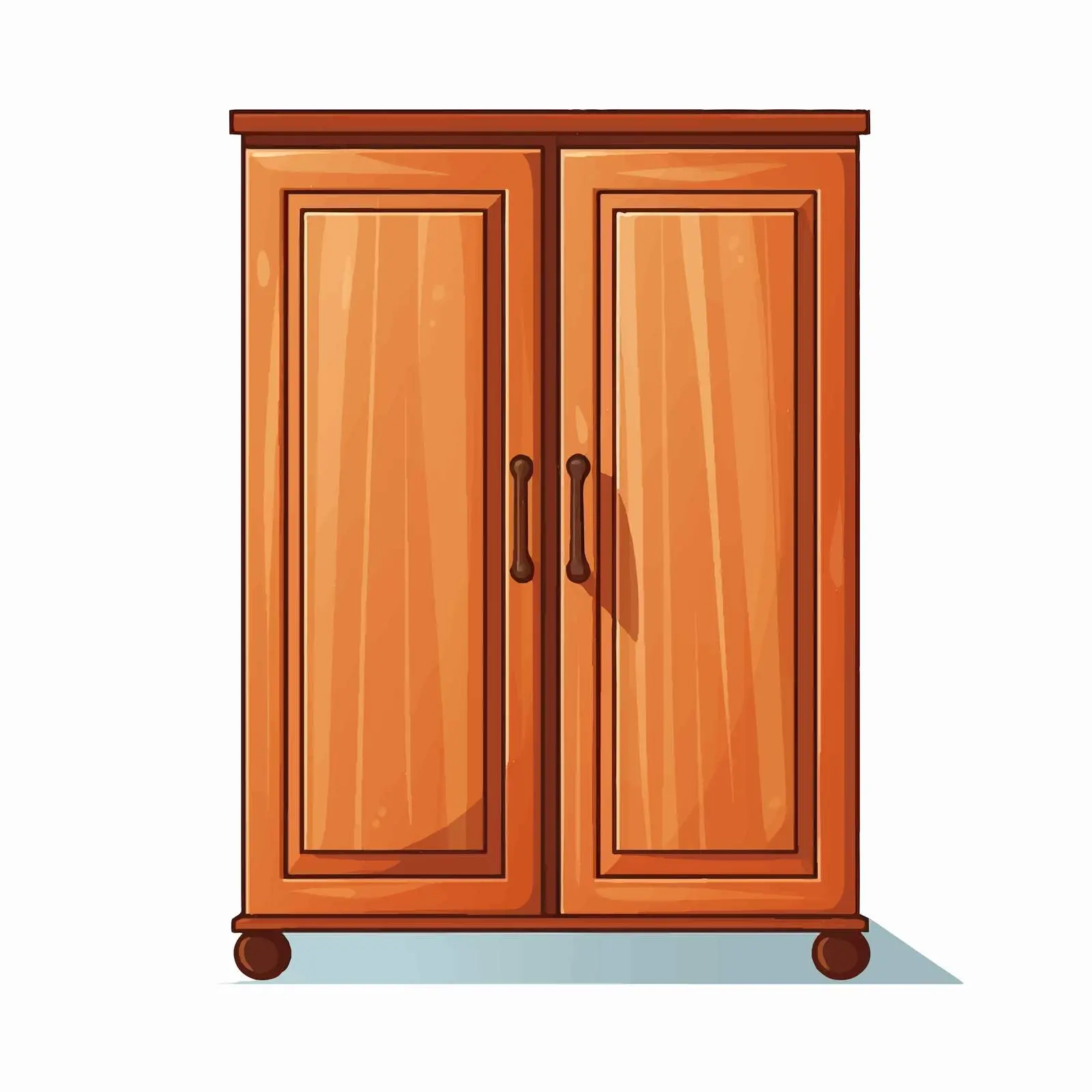 Isolated Cupboard Vector Illustration on White Background — free download from Dotvec
