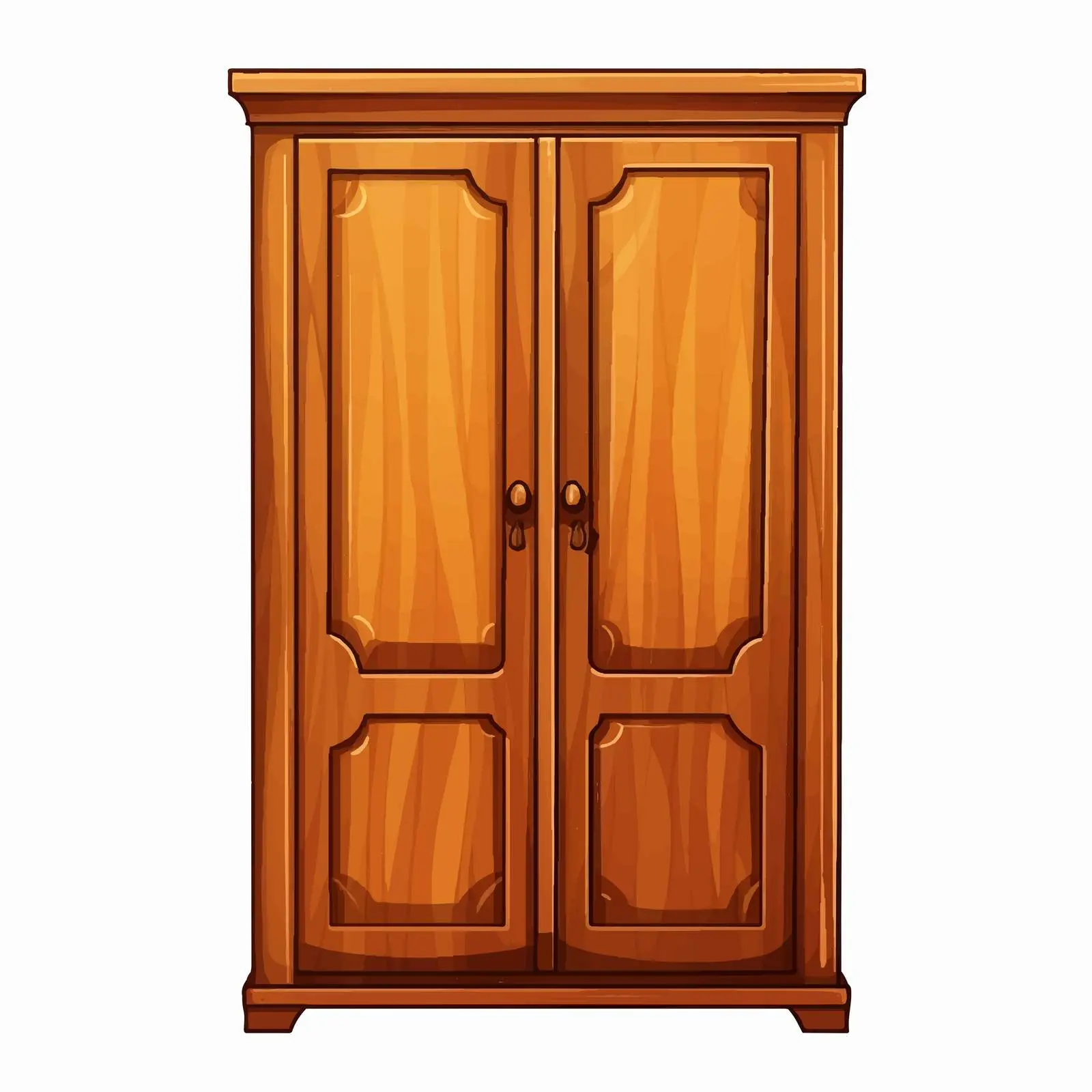 Isolated Cupboard Vector Illustration on White Background — free download from Dotvec