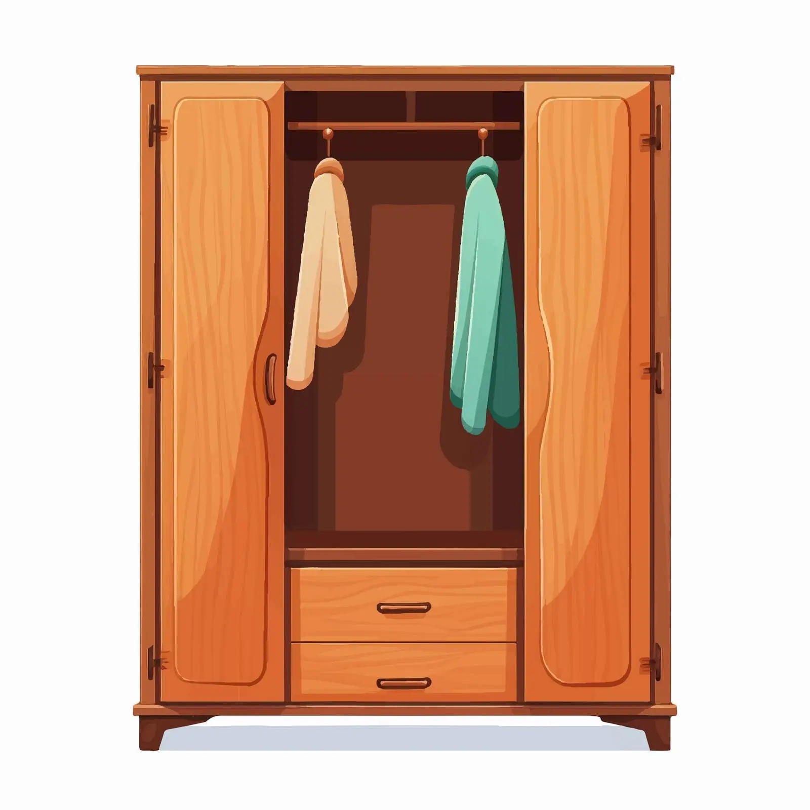 Cupboard Vector Illustration on White Background — free download from Dotvec