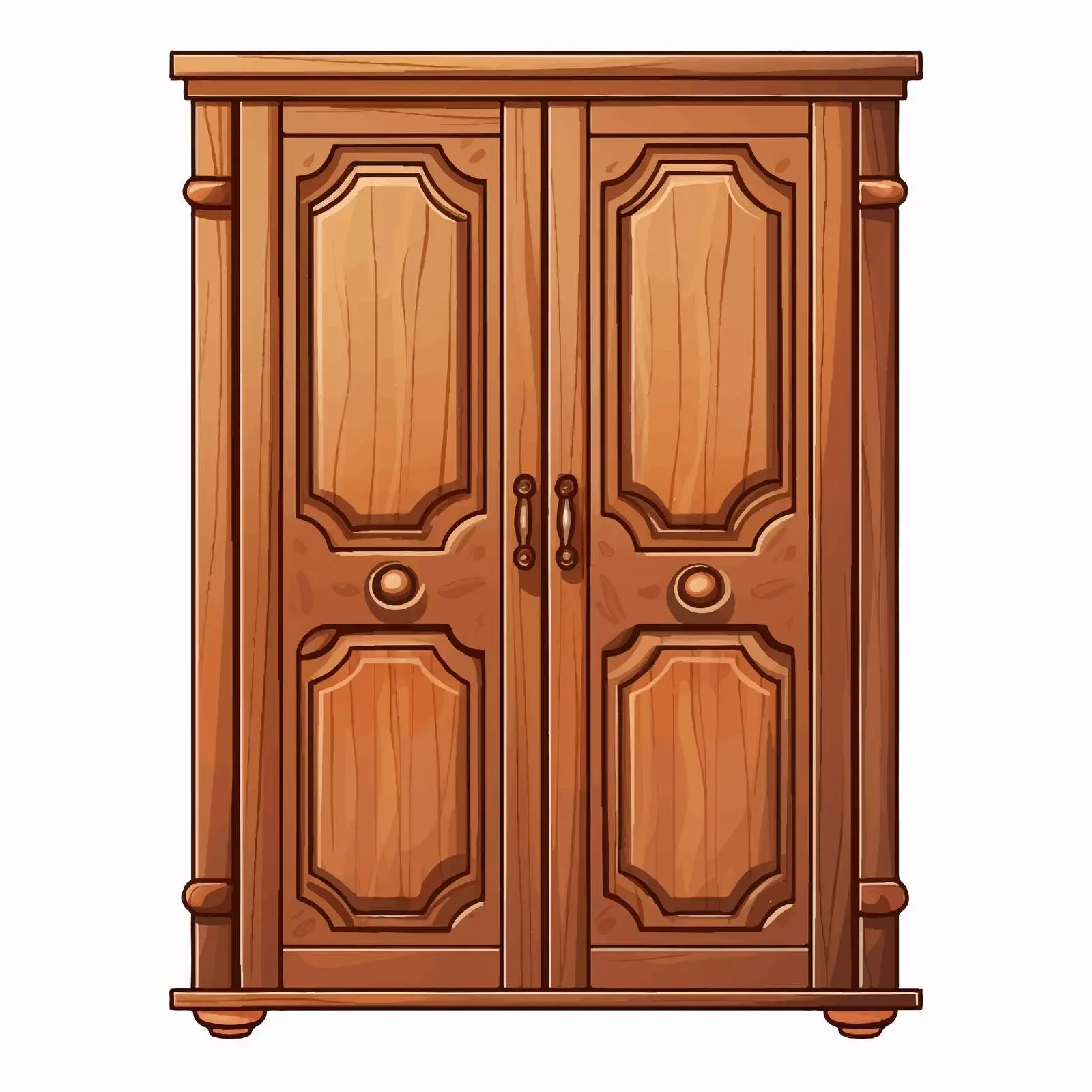 Cupboard Vector Illustration on White Background — free download from Dotvec