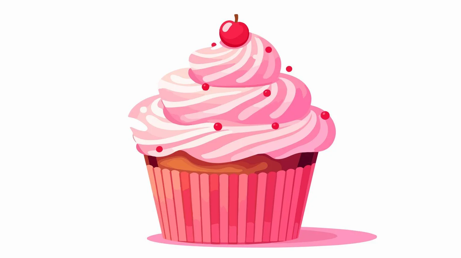 Cupcake Illustration — free download from Dotvec