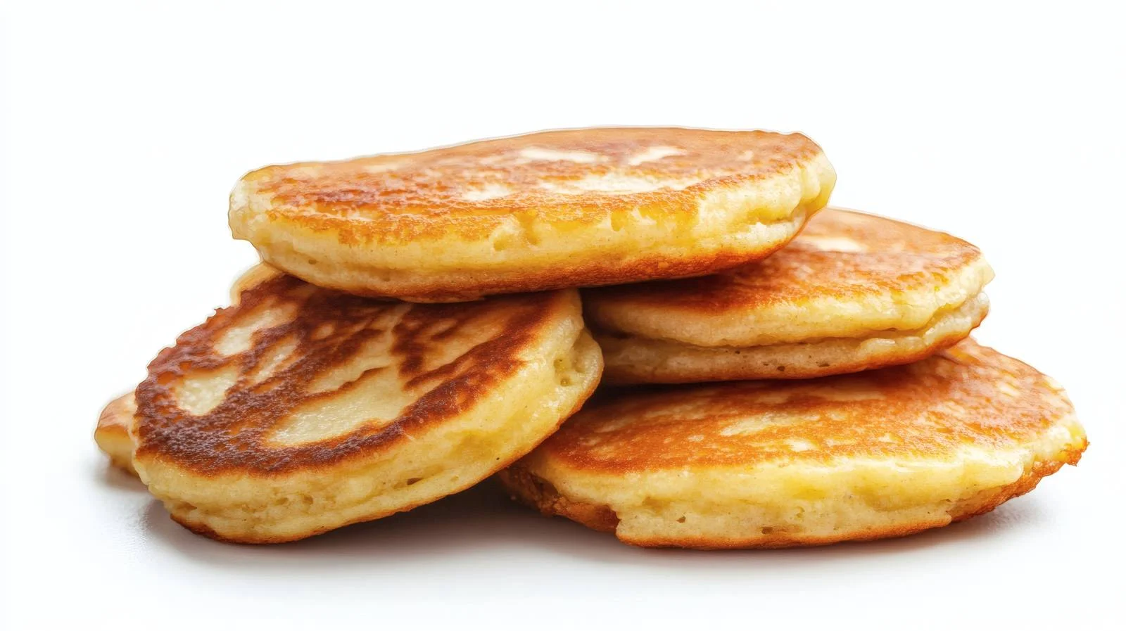 Delicious Curd Pancakes on White Background — free download from Dotvec