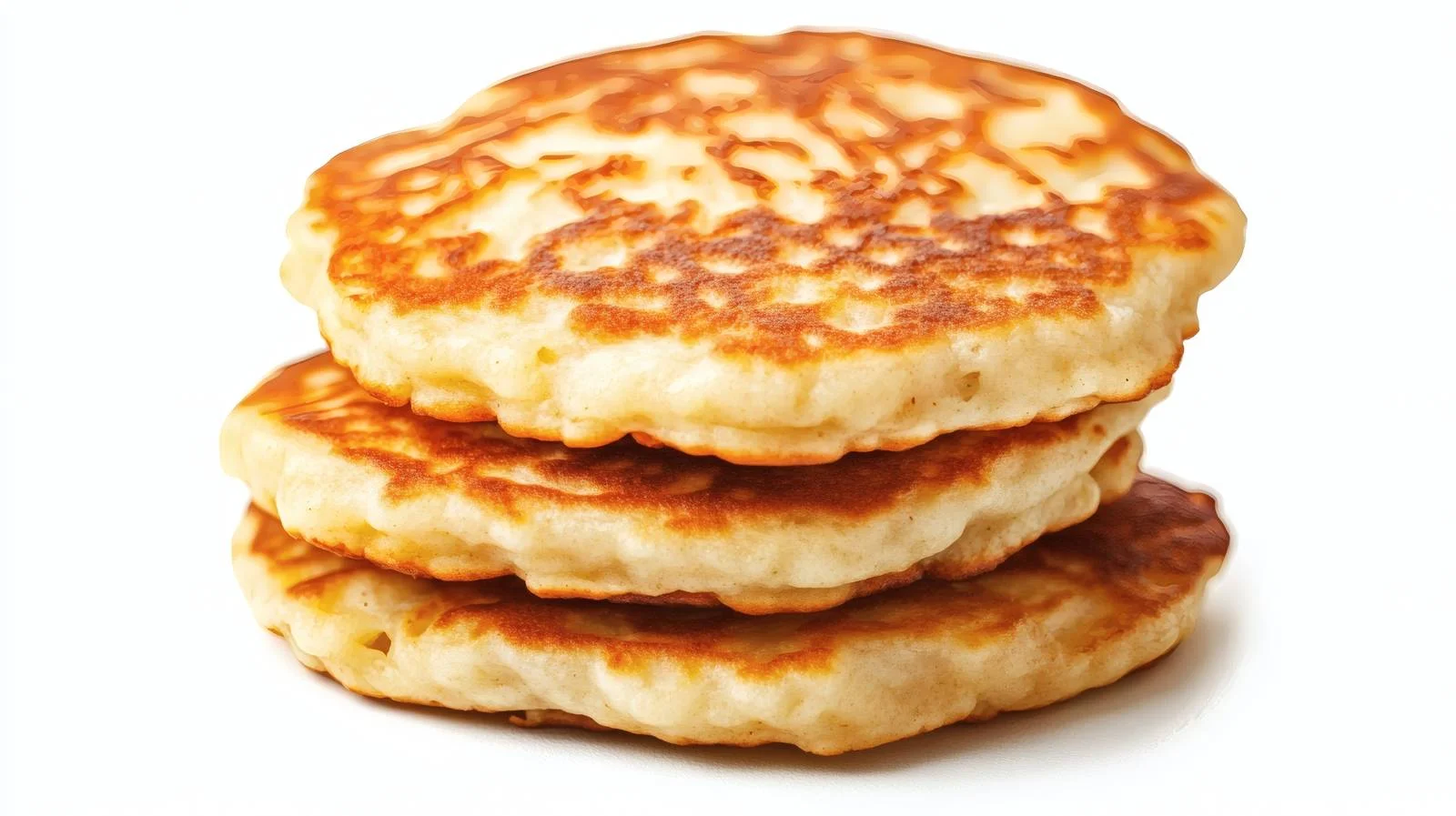 Delicious Curd Pancakes on White Background — free download from Dotvec