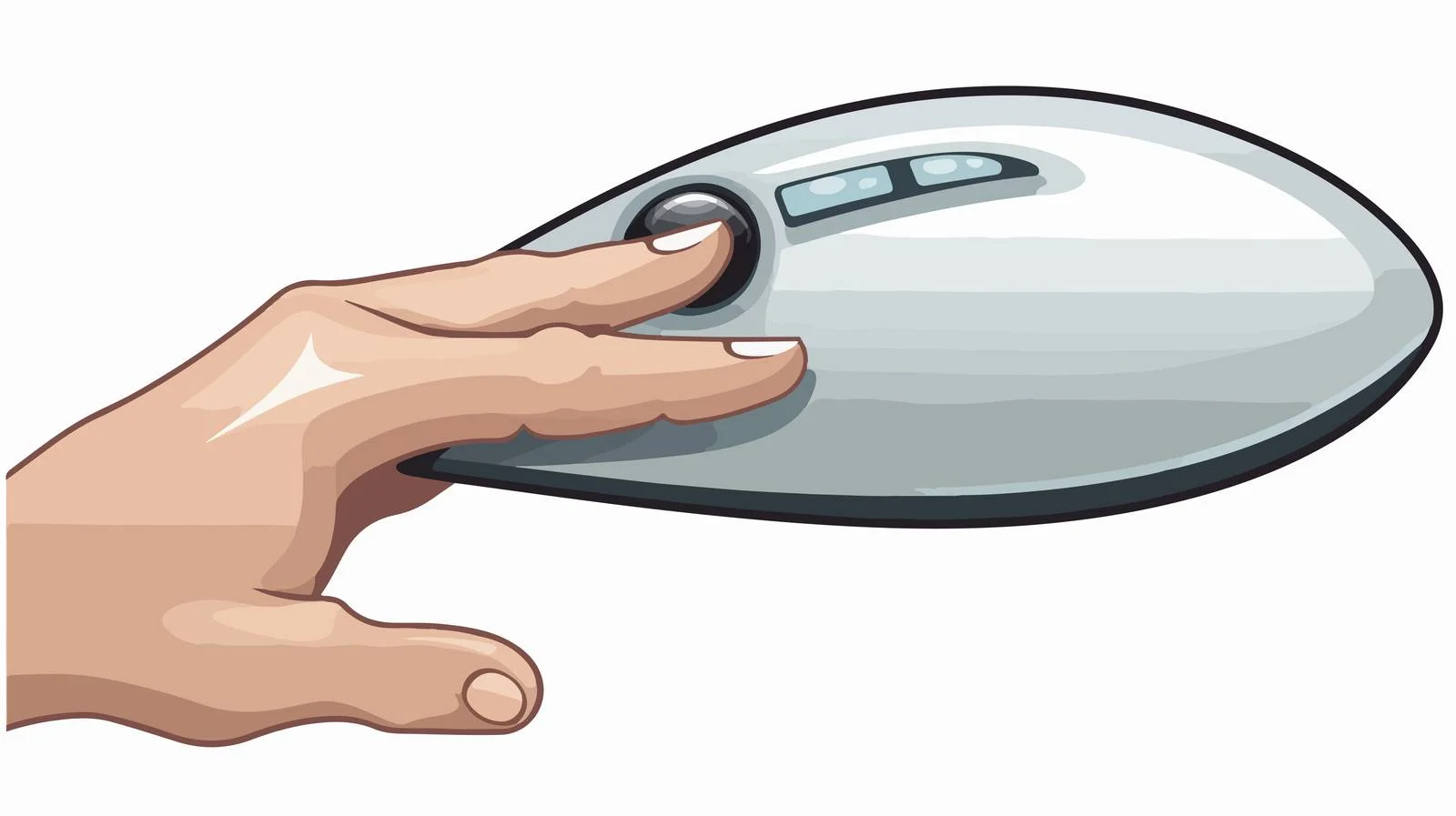 Hand-Styled Cursor for Computer Interaction — free download from Dotvec