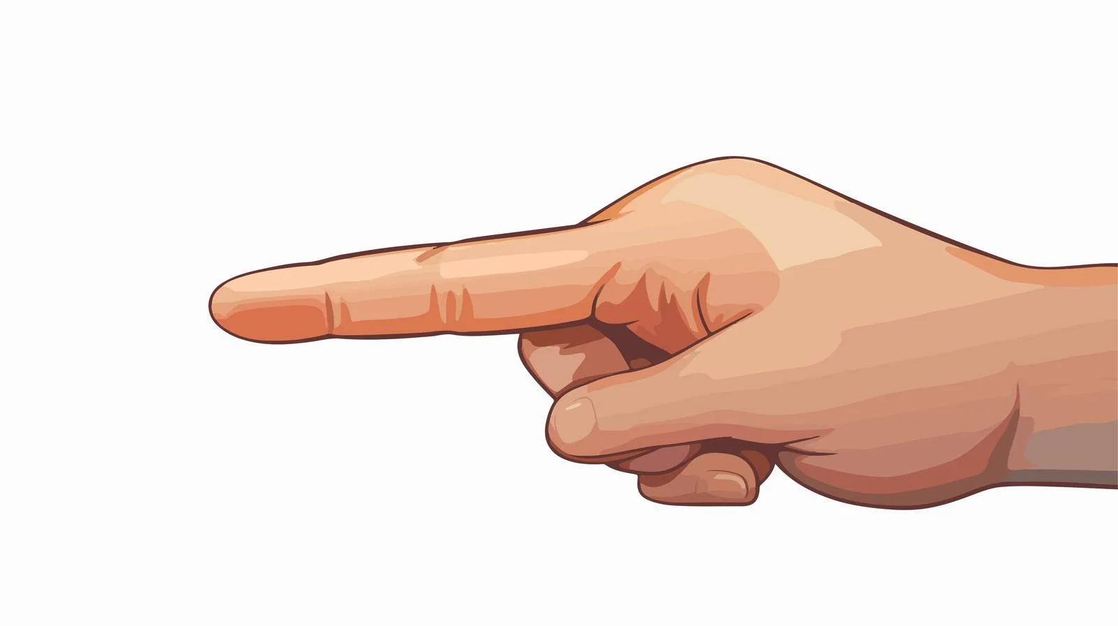 Hand-shaped Cursor for Web Navigation — free download from Dotvec