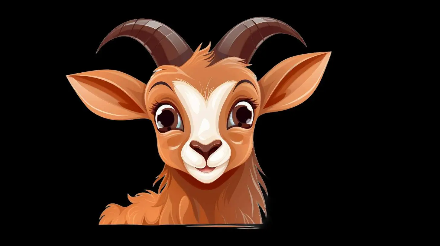 Adorable Goat Illustration — free download from Dotvec