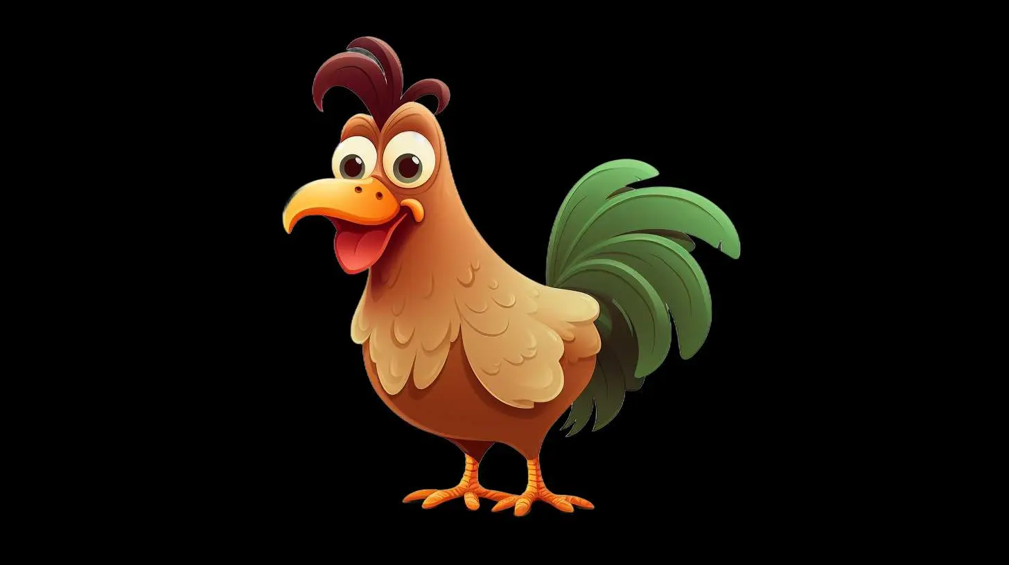 Funny Rooster Cartoon Illustration — free download from Dotvec